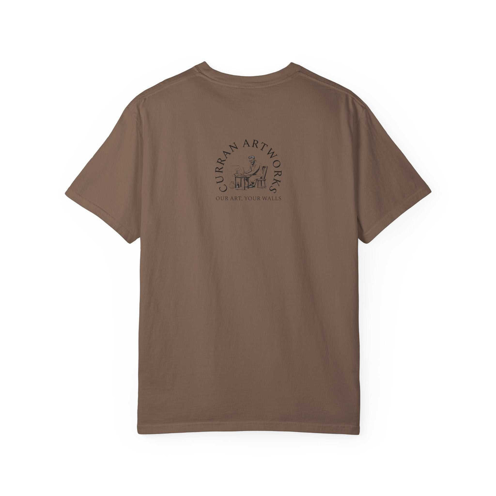 Artistic Owl Unisex Garment-Dyed T-Shirt