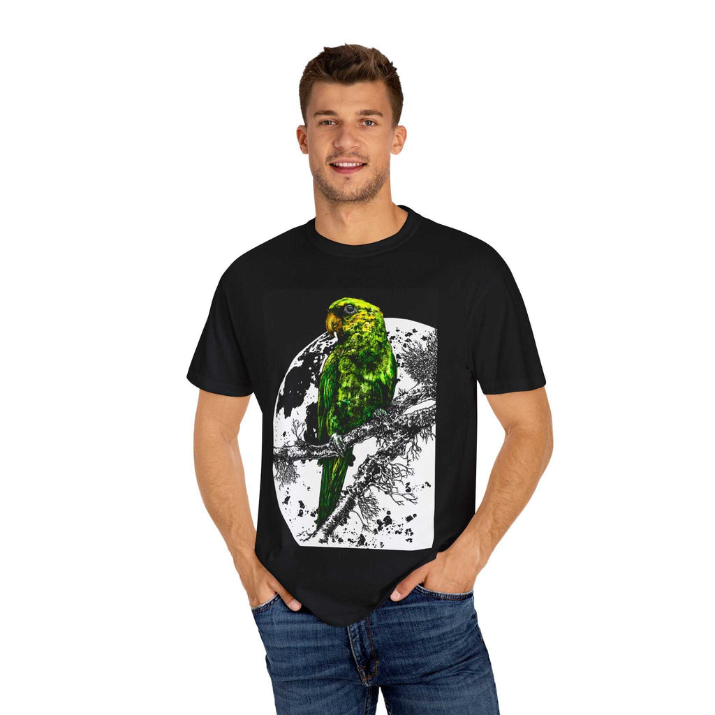 Cool Parrot in the Moonlight Unisex T-shirt