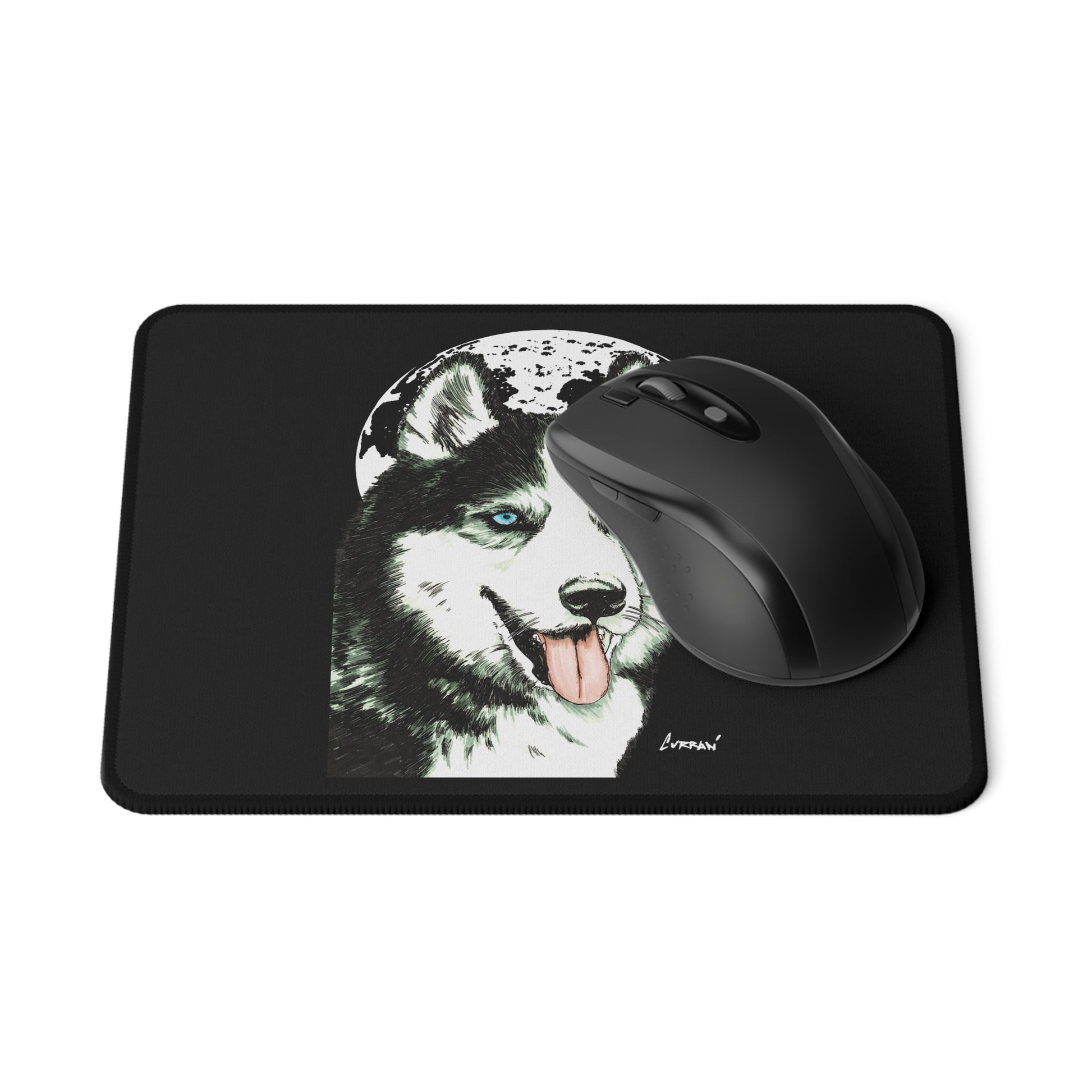 Husky Wolf Non-Slip Gaming Mouse Pad - Perfect for Gamers