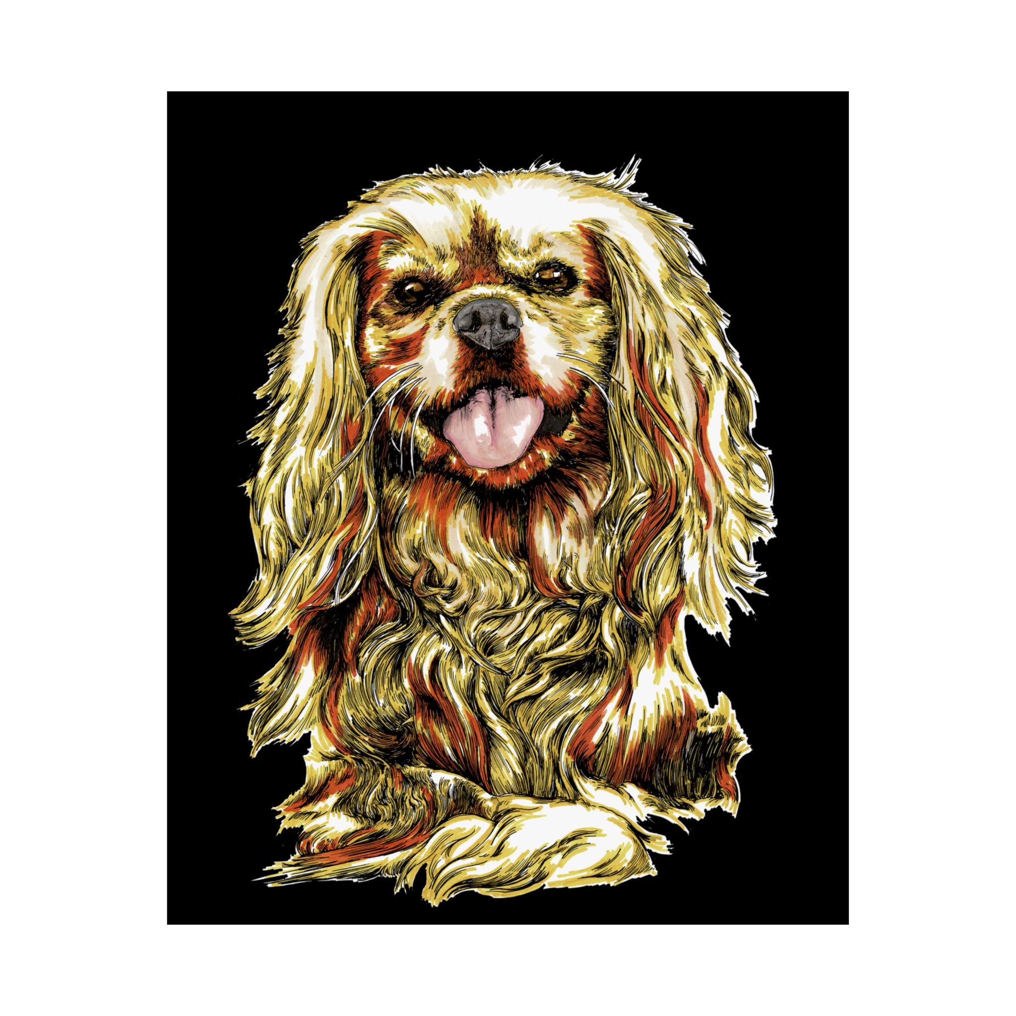 Cocker Spaniel Satin Poster - Art Print