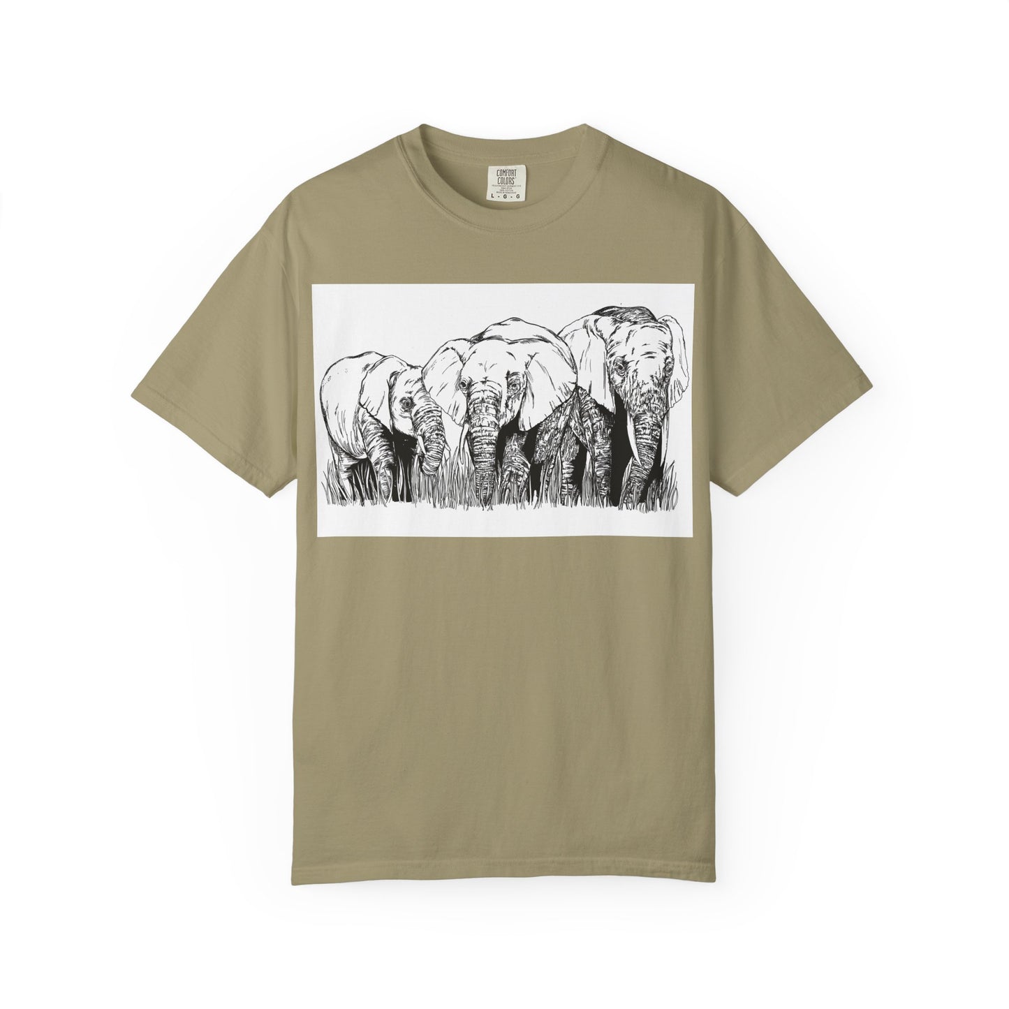 Eco-Friendly Elephant Graphic Unisex T-Shirt