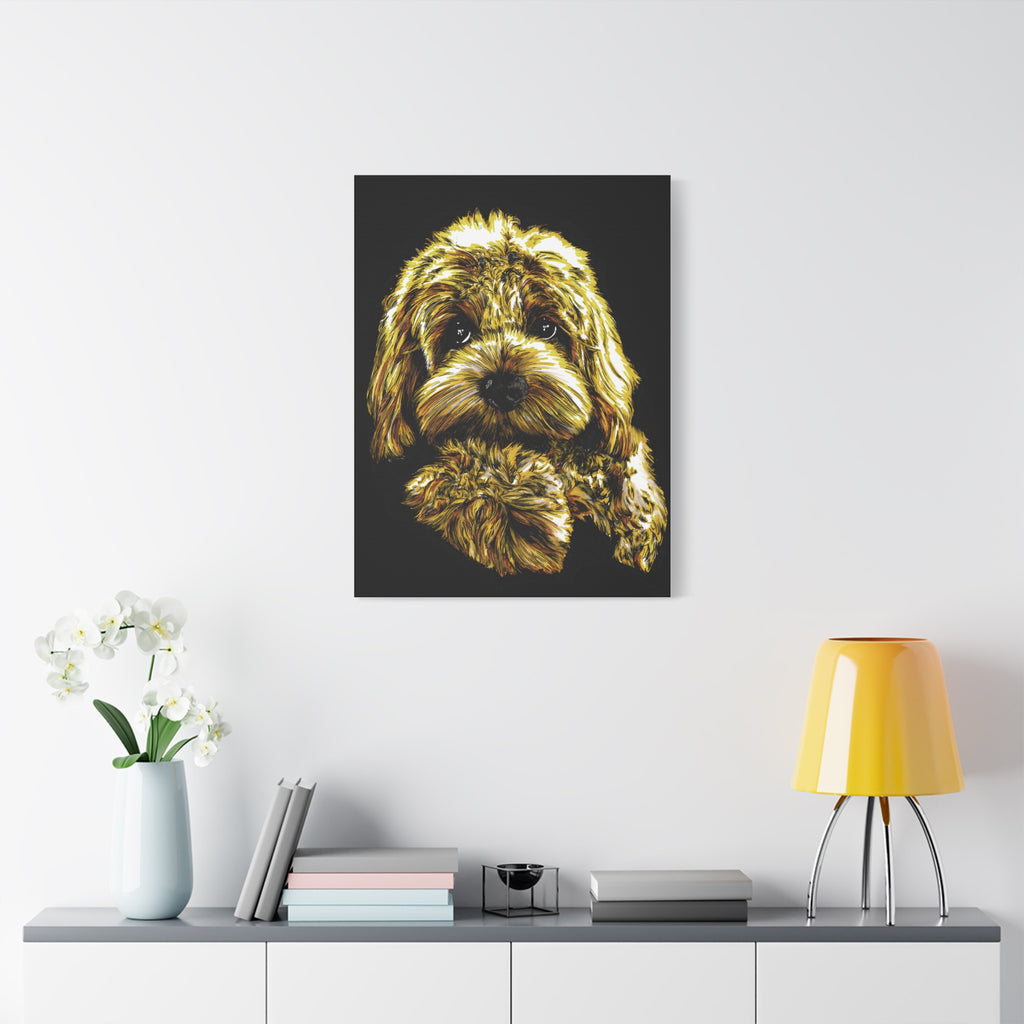 Goldendoodle Print, Hand-Drawn Original Dog Art,
