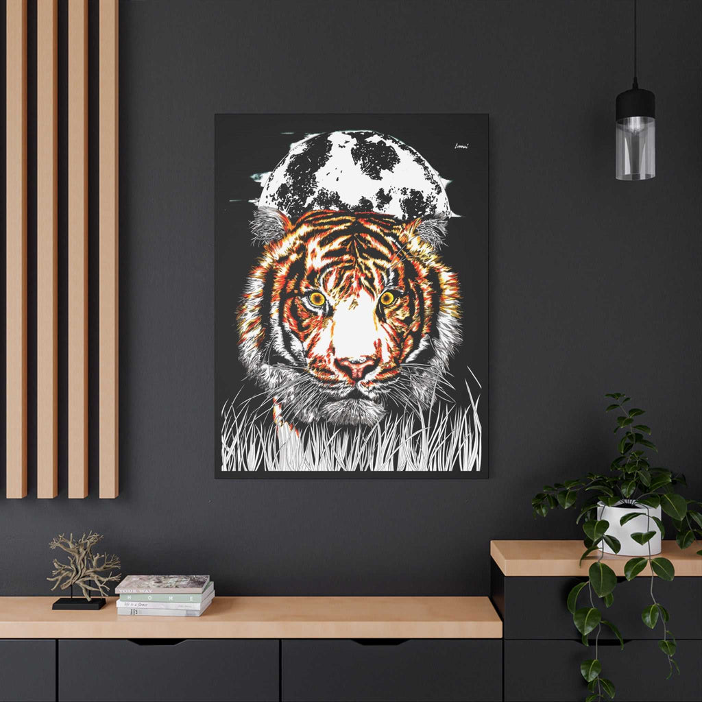 Tiger Wall Art Print of the Original, hand drawn wall art
