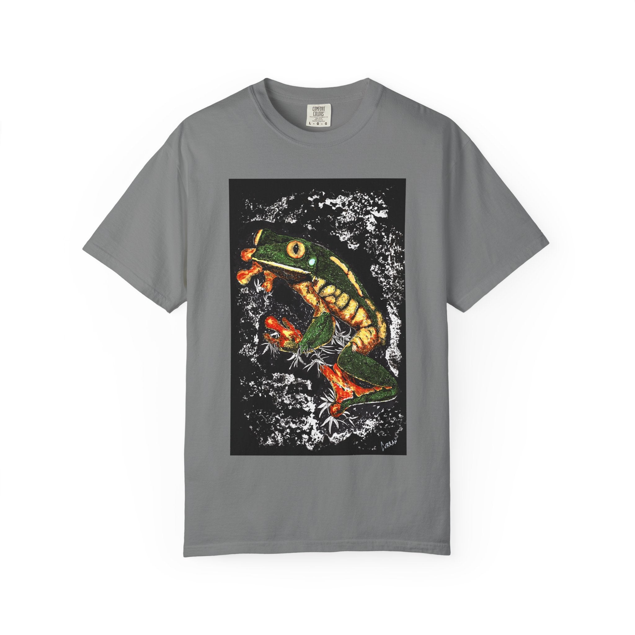 Colorful Frog Unisex T-shirt - Eco-Friendly Art Tee
