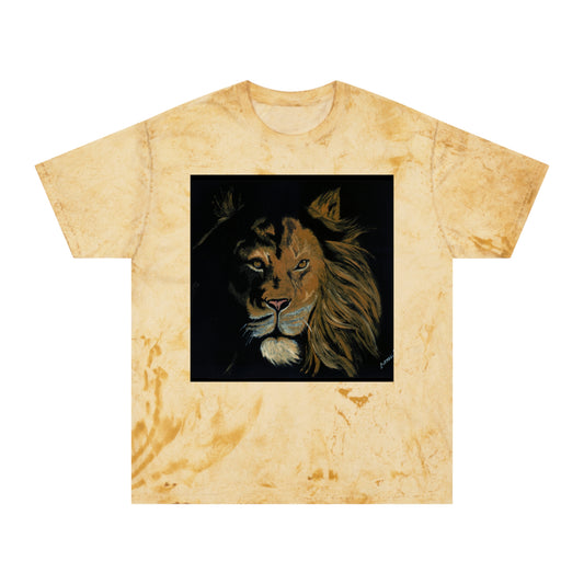 Color Blast T Shirt Powerful Lion Design by Kris Curran