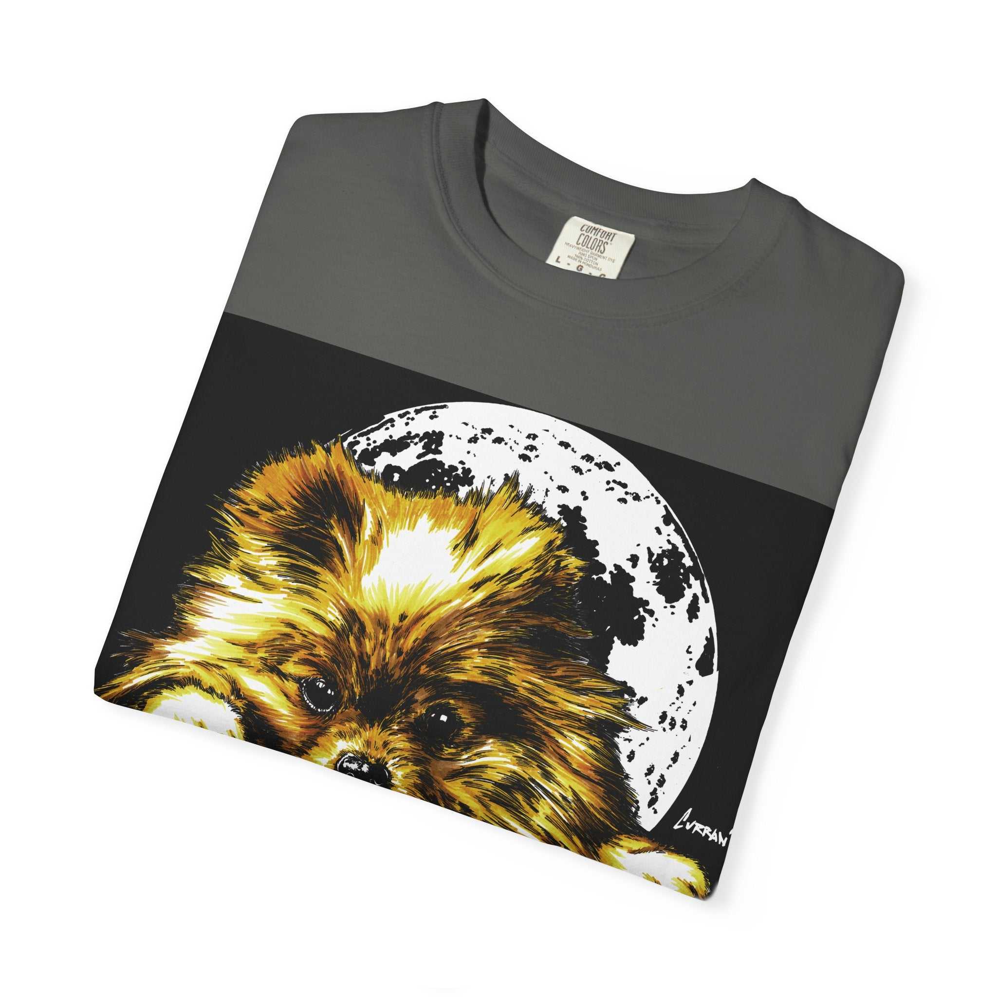Pomeranian Unisex T-shirt - Hand Painted Art Design