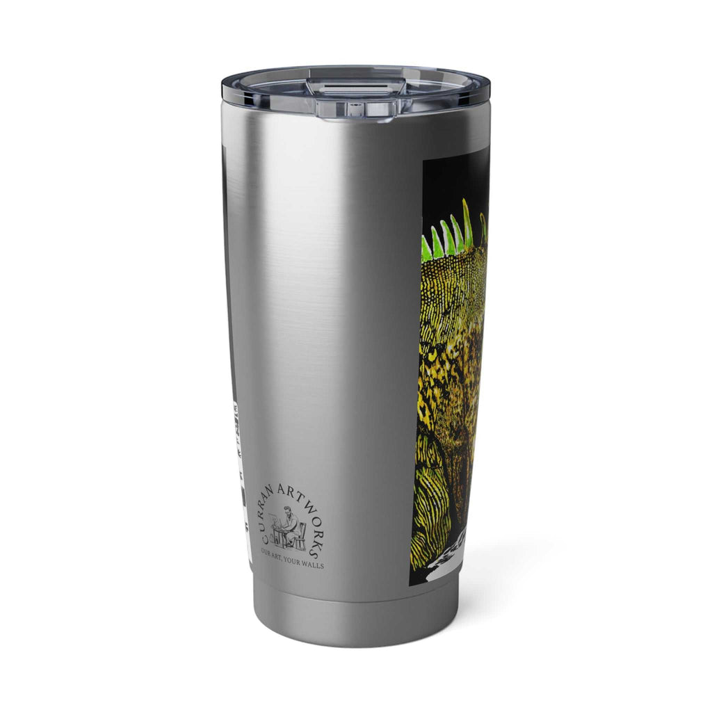 Reptile Wall Art 20oz Tumbler, Original Hand Drawn Travel Mug, Gift for Him or Her, Vagabond Cup, Serpent Decor, Lizard Lover Present