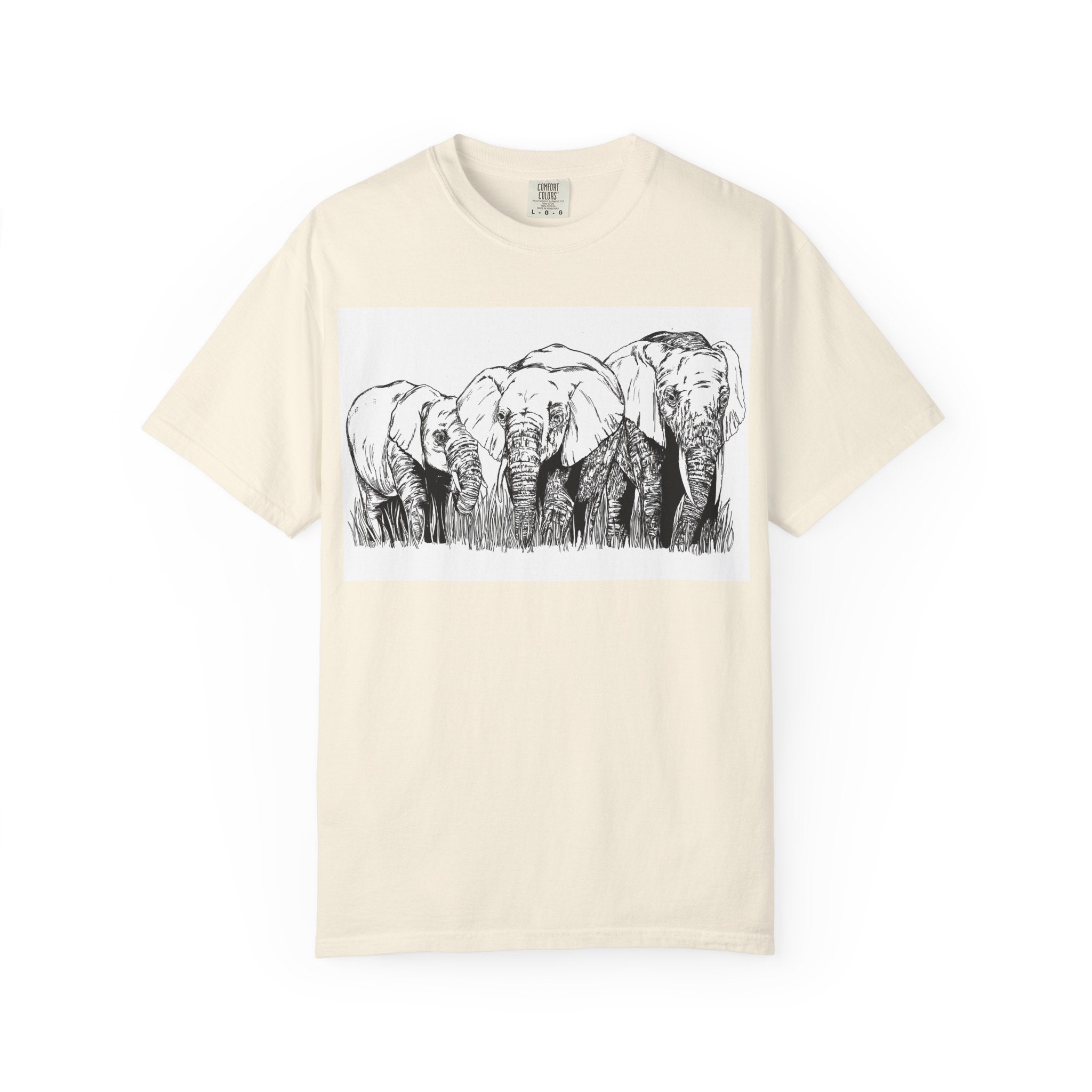 Eco-Friendly Elephant Graphic Unisex T-Shirt