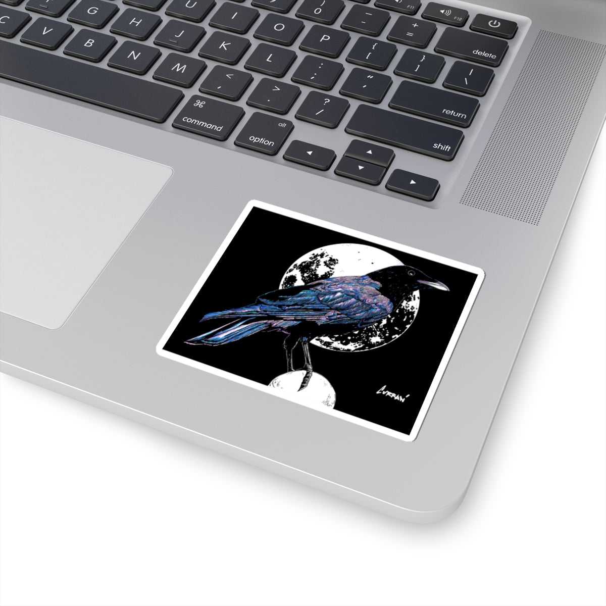 Mystical Crow Kiss-Cut Stickers | Dark Aesthetic Décor