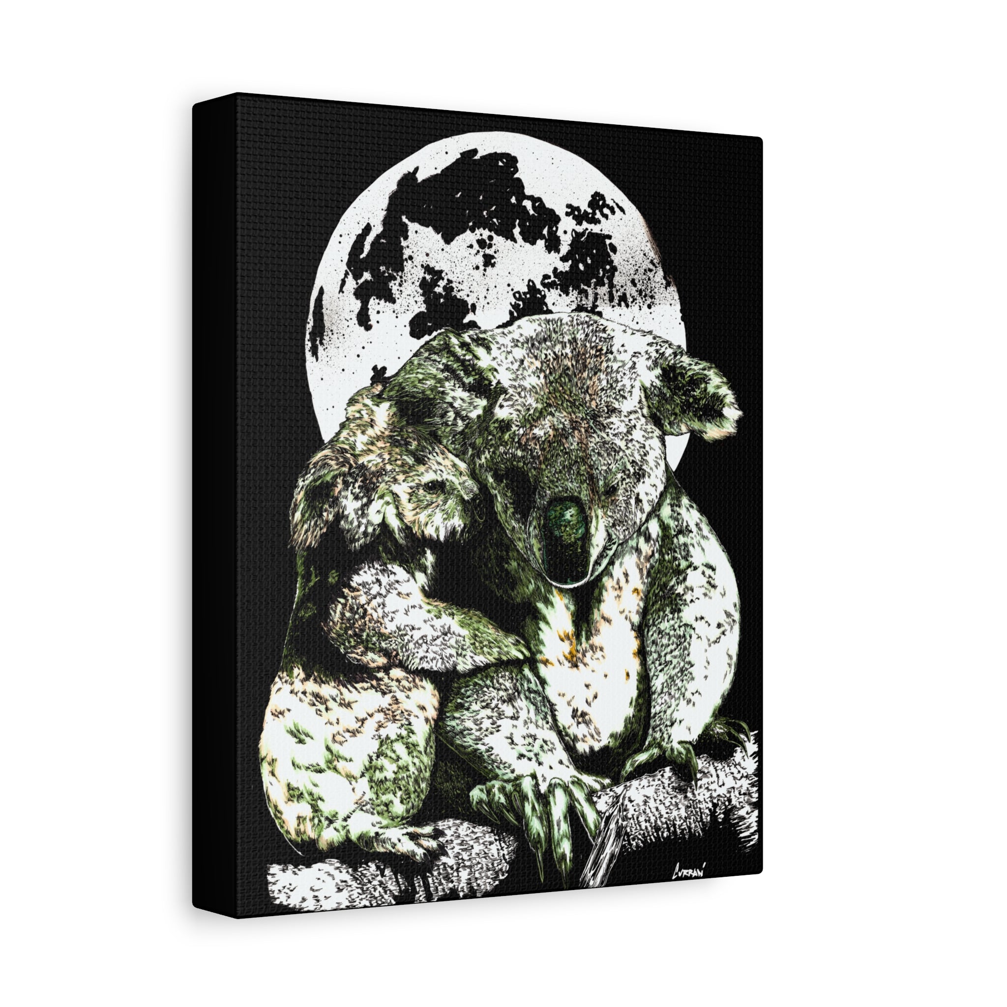 Koala Wall Art, Koala Print, Hand-Drawn Koalas, Wildlife Art