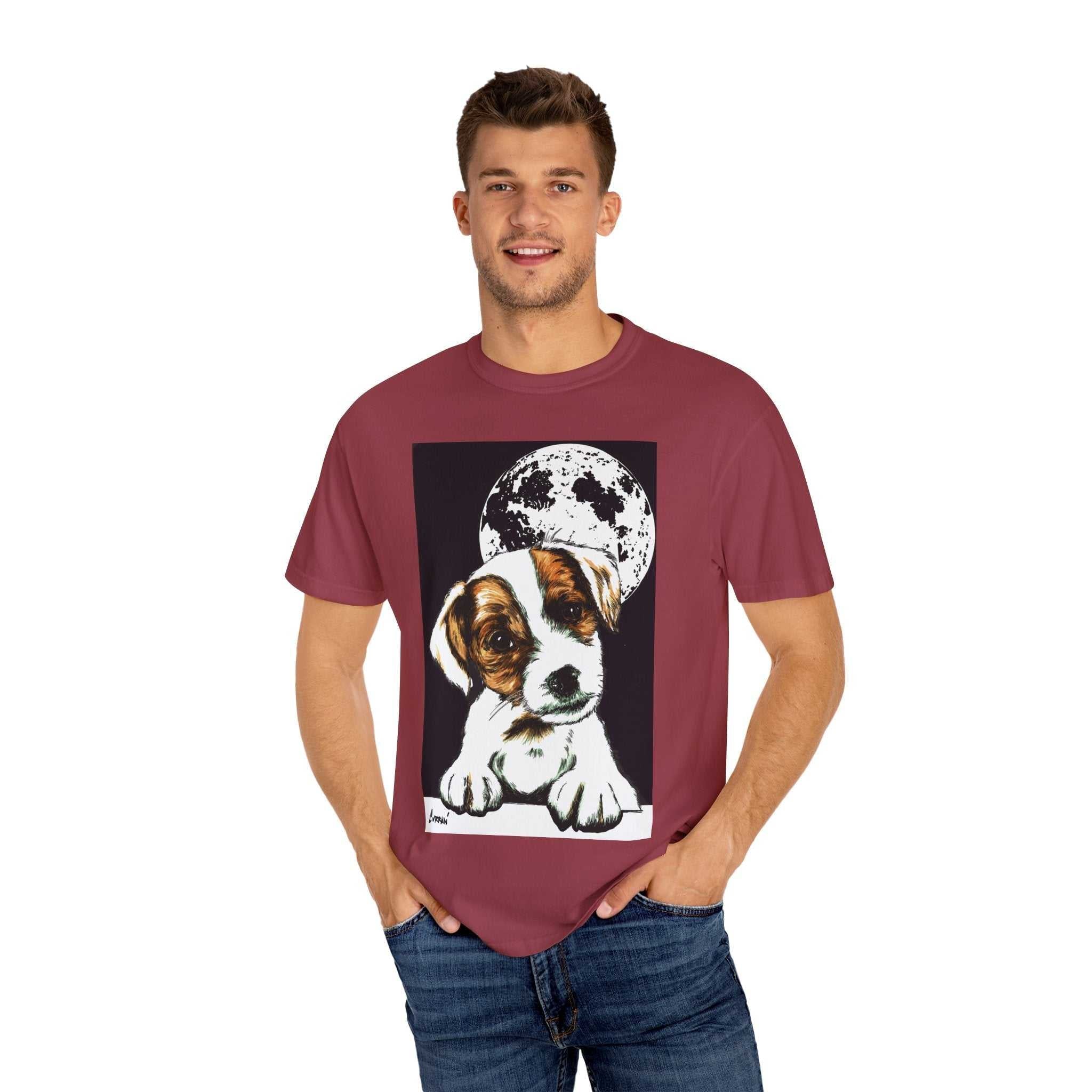 Beagle Puppy-Dyed T-shirt – Perfect for Pet Lovers