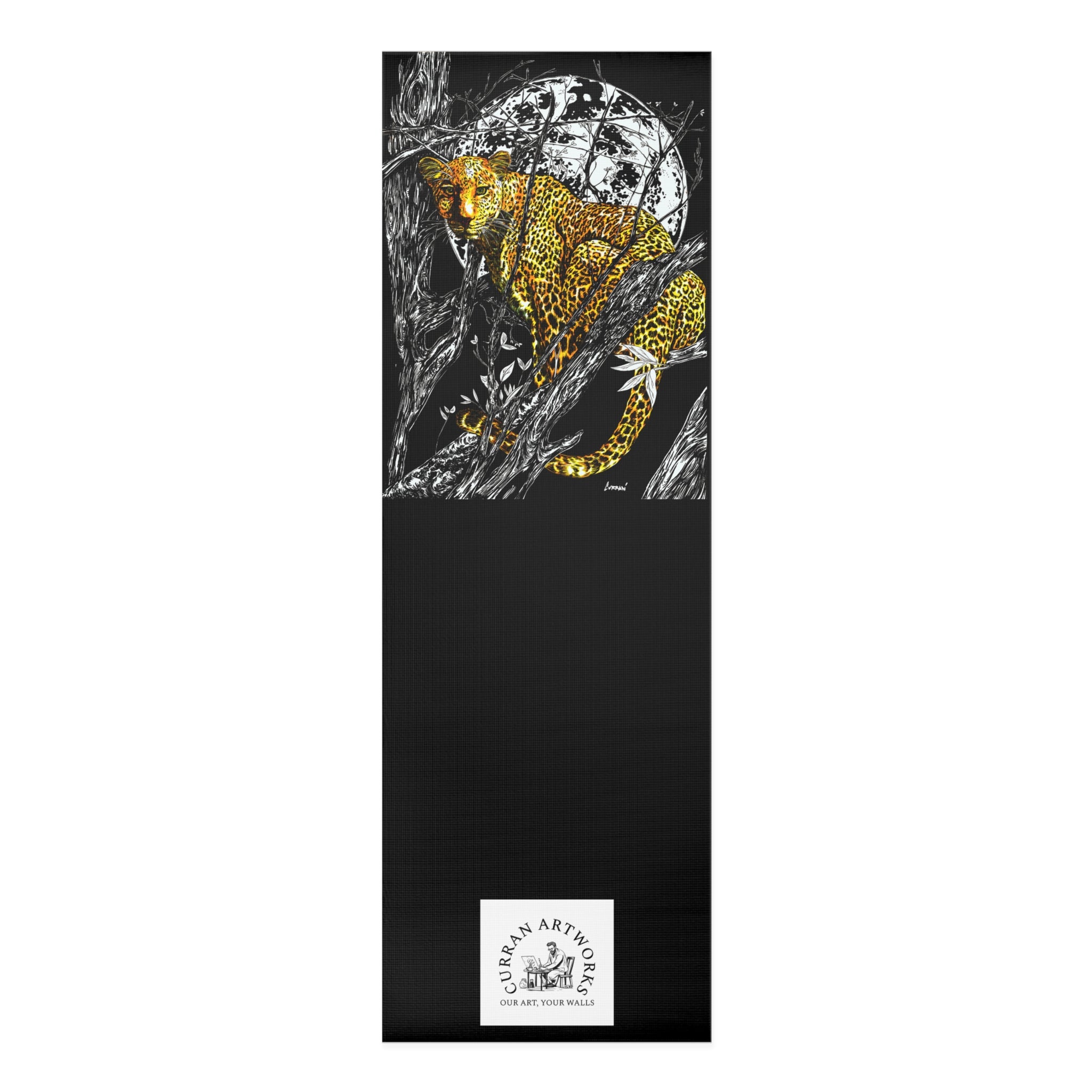 Cheetah Yoga Mat - Original Cheetah Wall Art, Gift Idea