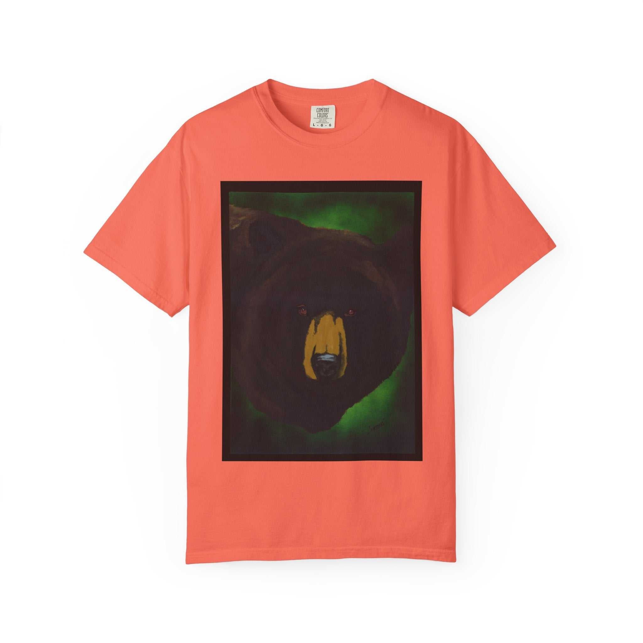 Brown Bear Unisex Garment-Dyed T-Shirt - Nature Apparel