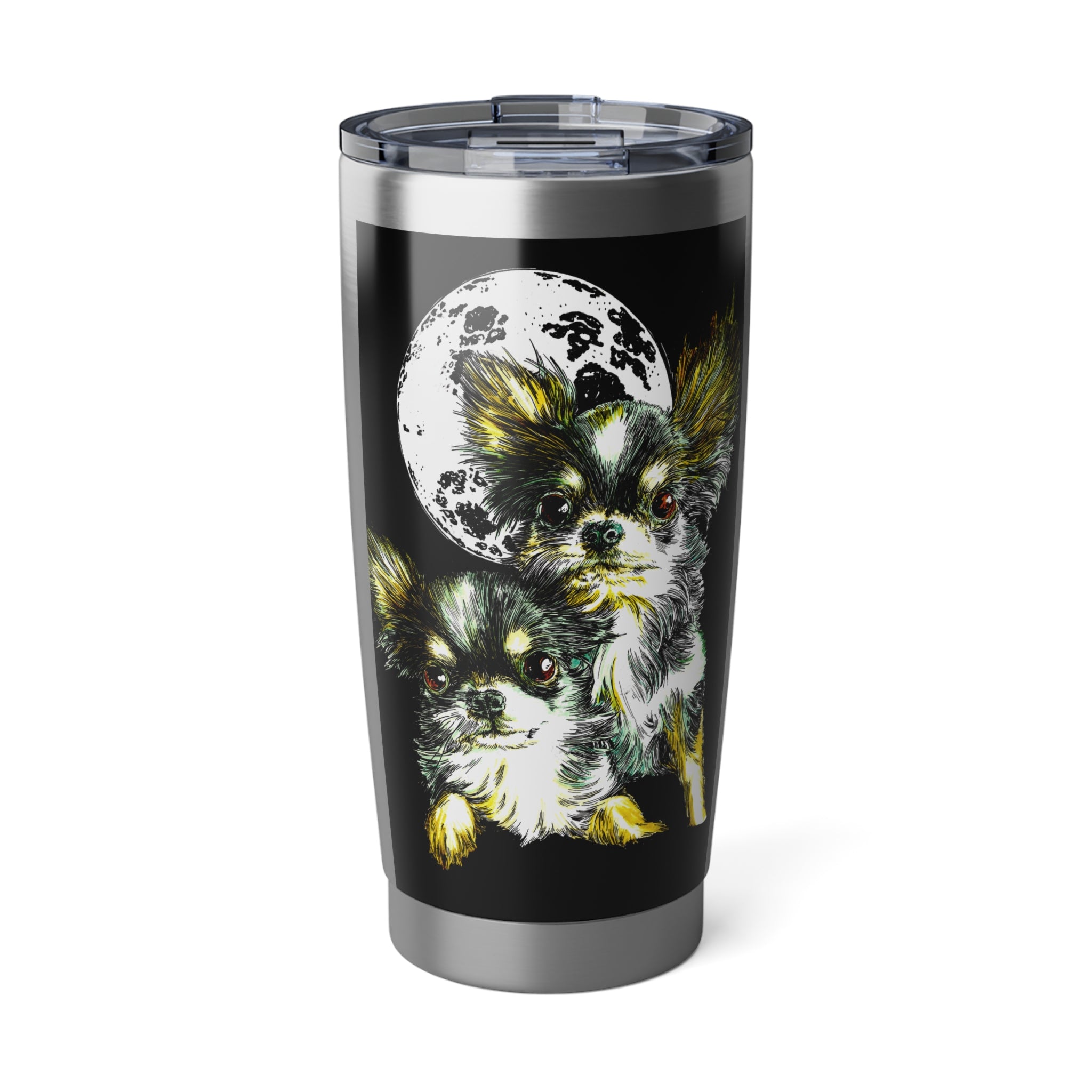 Chihuahua Travel Mug, Original Hand Drawn Artwork