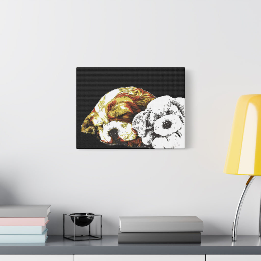 Cocker Spaniel Puppy Print, Hand-Drawn Dog Art