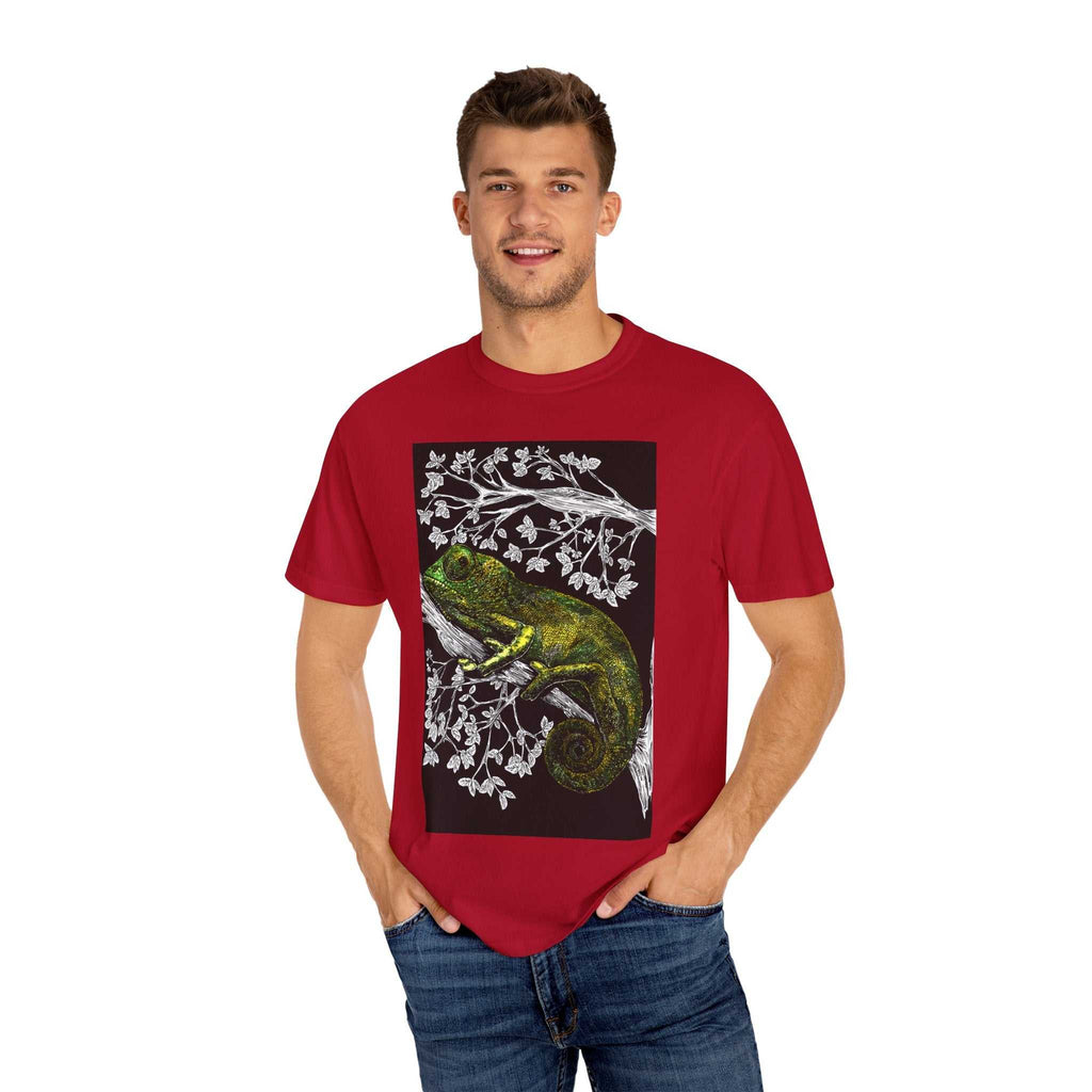 Chameleon Art Unisex Garment-Dyed T-Shirt - Nature Lover's