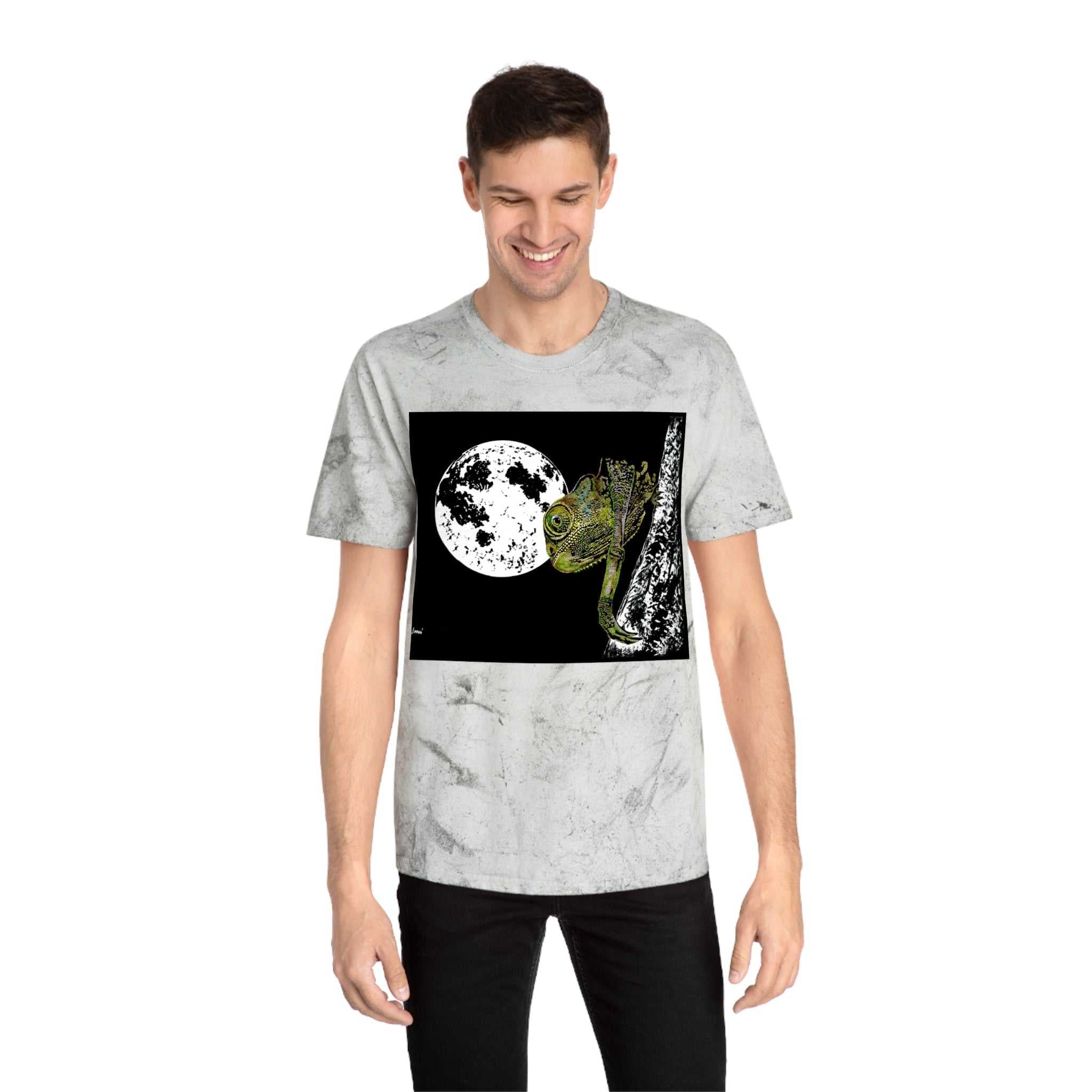 Chameleon Color Blast T-Shirt, Eco-Friendly, Nature-Inspired