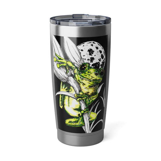 Frog Travel Mug, 20oz Tumbler, Original Art Design,