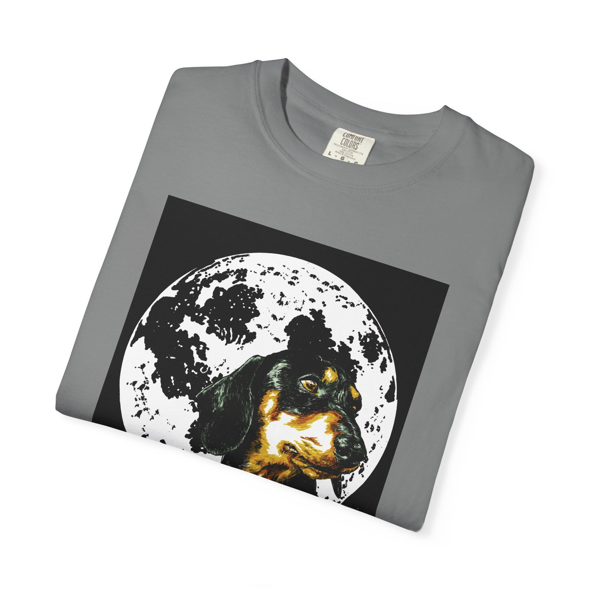 Dachshund Puppies Full Moon Dog Lovers T-Shirt