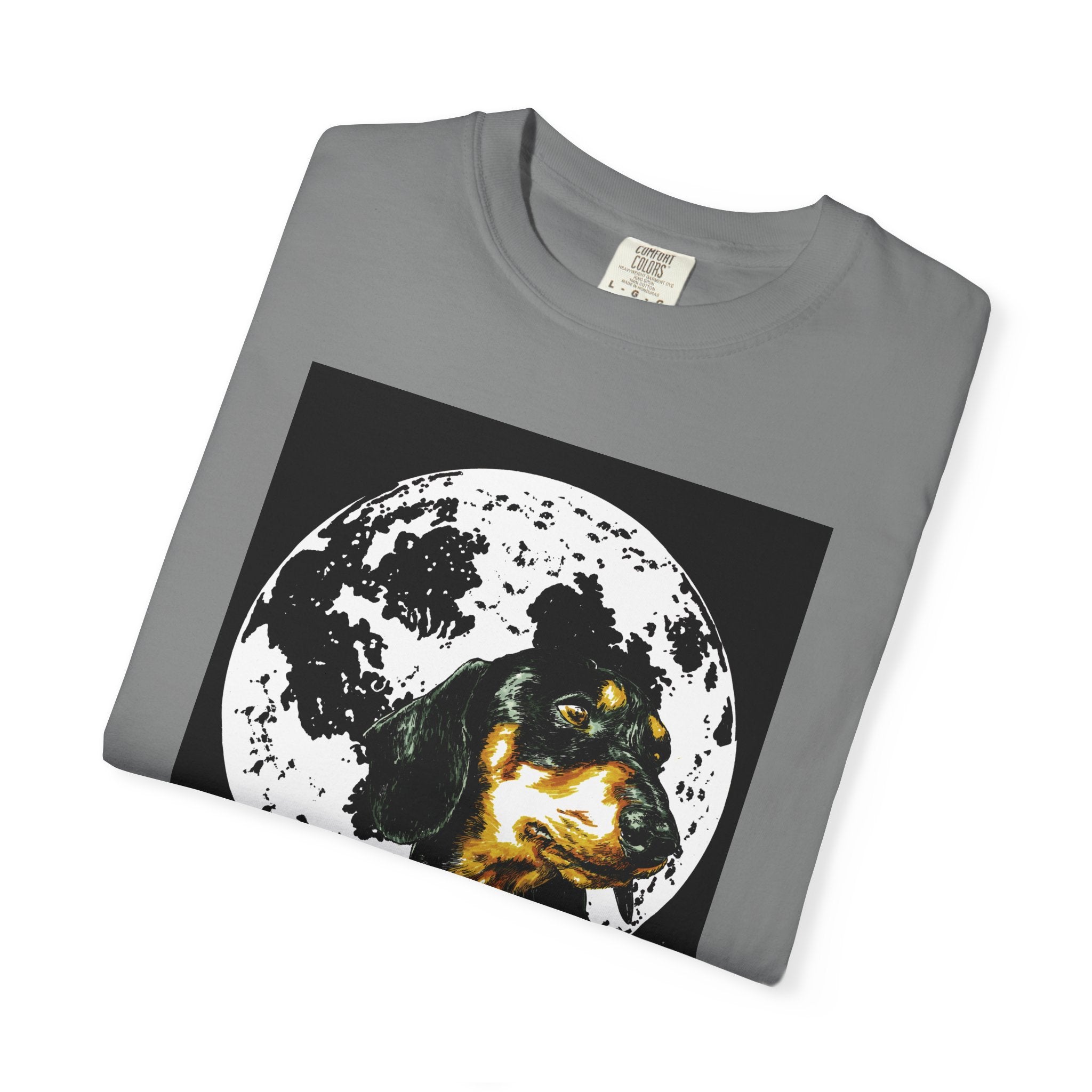 Dachshund Puppies Full Moon Dog Lovers T-Shirt