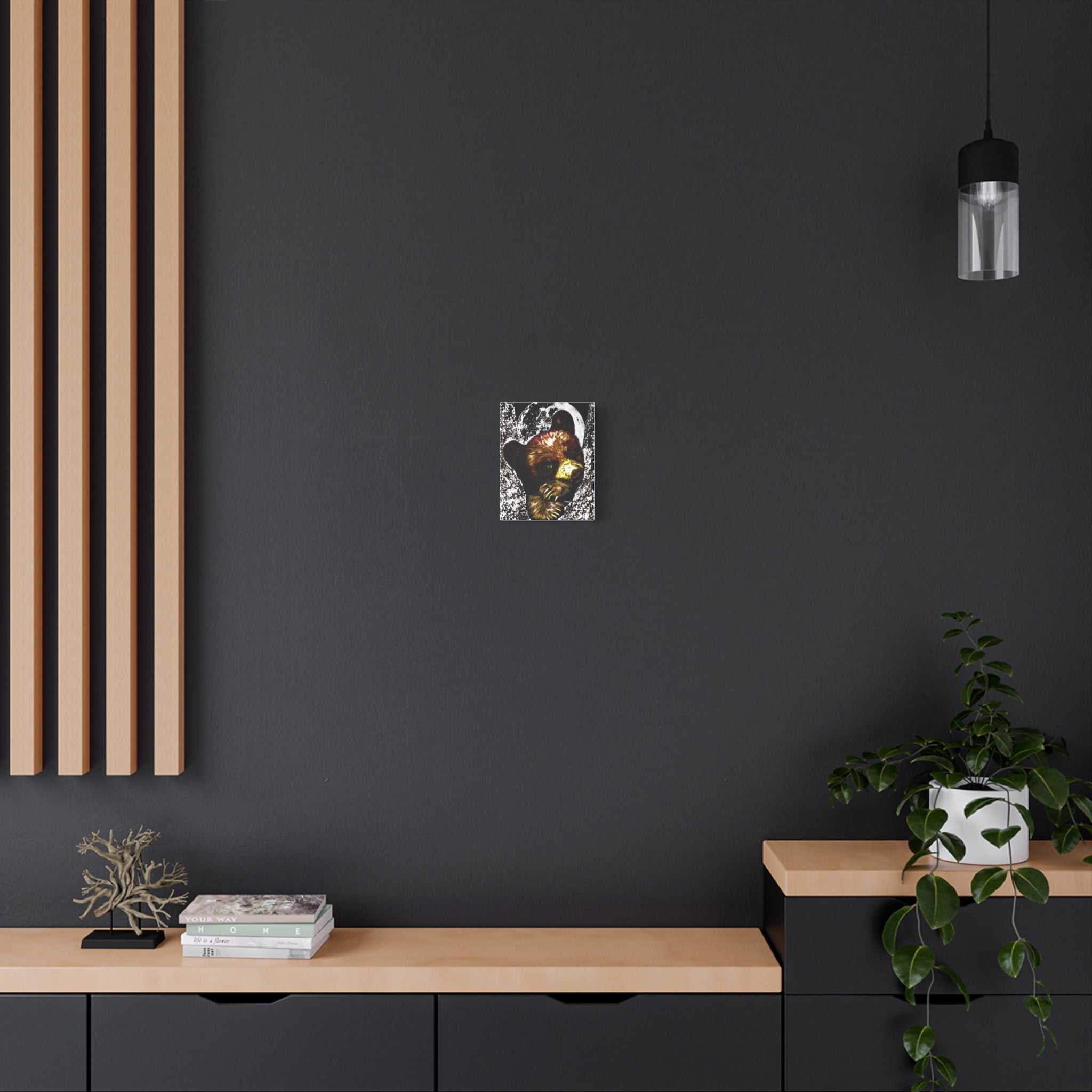 Brown Bear Cub Print of the Original, hand drawn wall art