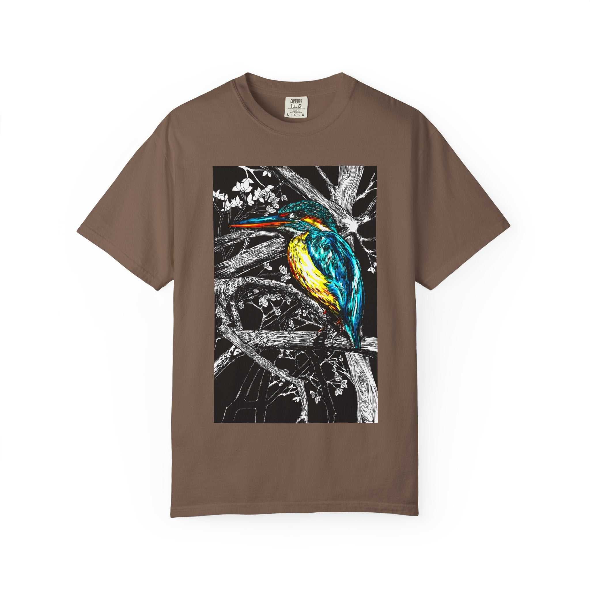 Discover the perfect shirt for nature lovers with our Kingfisher Graphic Unisex T-Shirt - Nature Lover's Tee. Stand out in style!