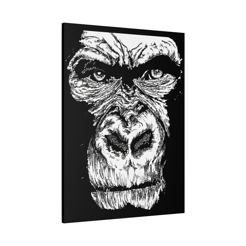Gorilla Wall Art, Gorilla Print, Hand-Drawn Gorilla