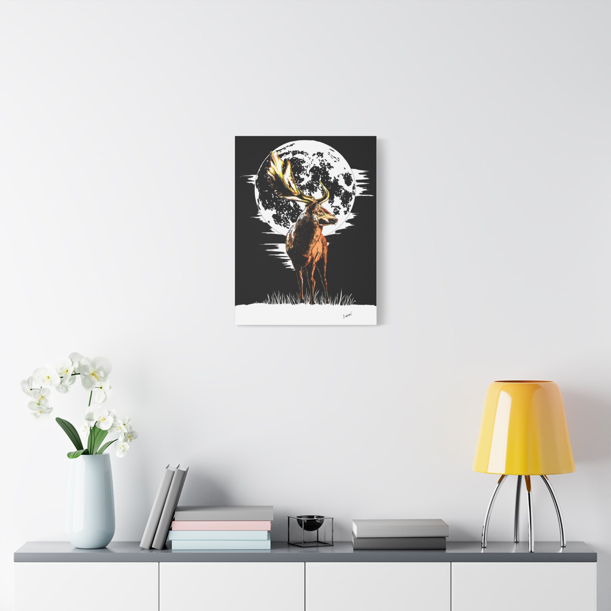 Deer Wall Art, Deer Print, Wildlife Art, Rustic Wall Decor