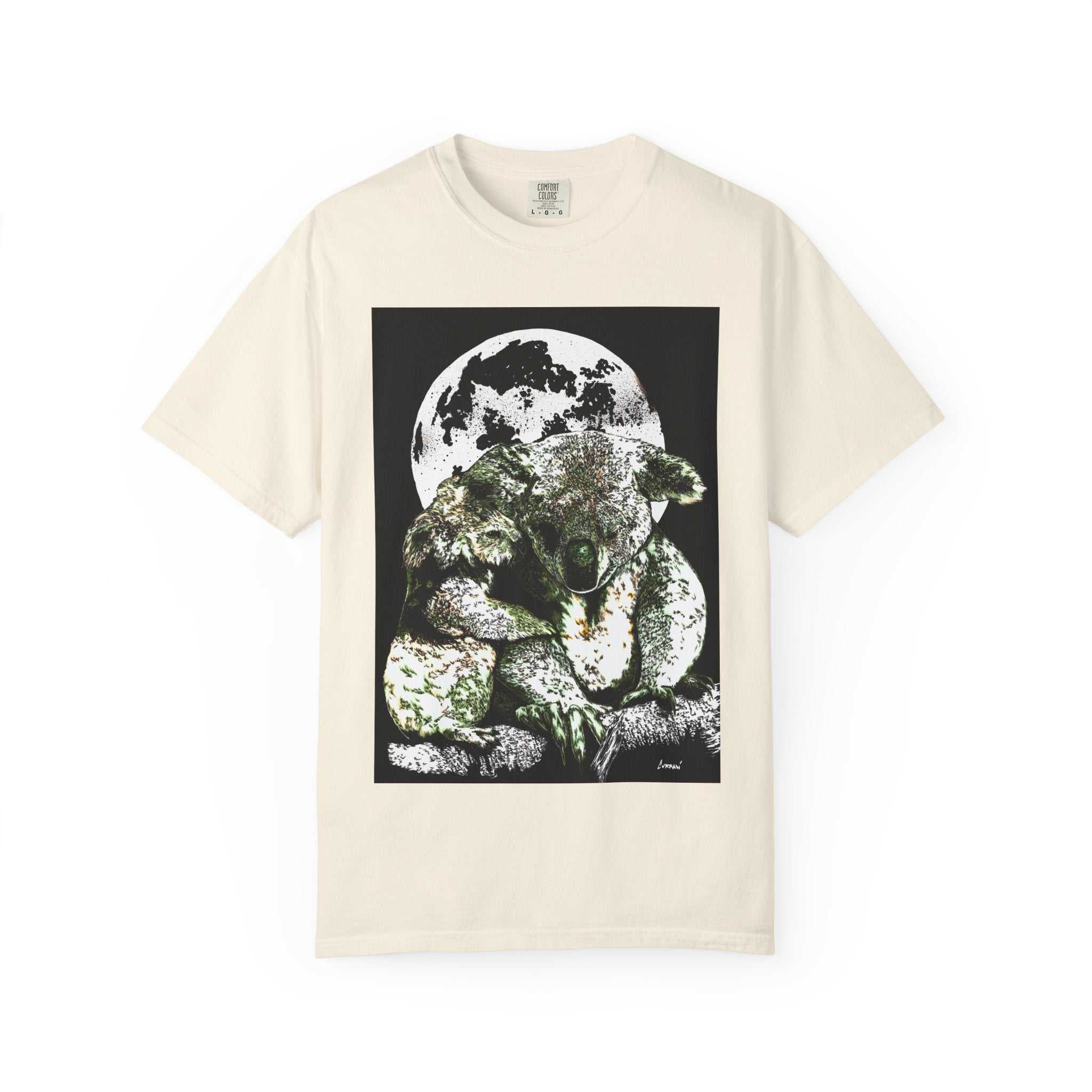 Koala T-Shirt for Nature Lovers - Unisex Garment-Dyed