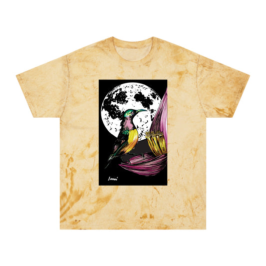 Colorful Hummingbird Art Unisex T Shirt Nature Design