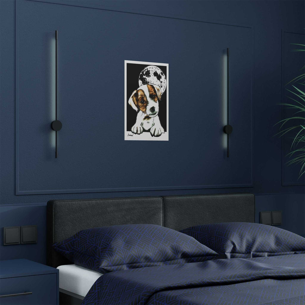 Adorable Beagle Satin Poster - Perfect for Animal Lovers