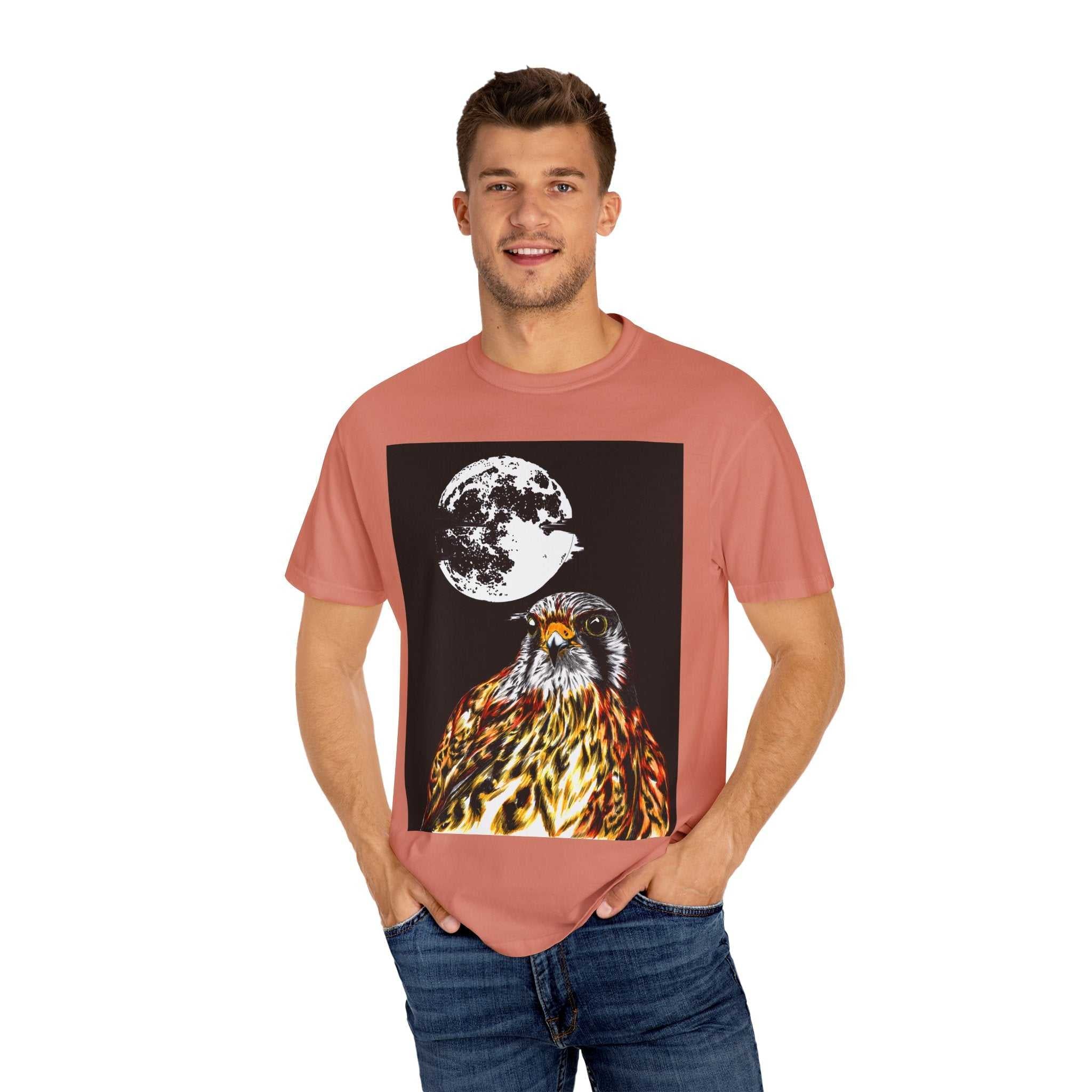 Moonlit Falcon T-Shirt featuring the Original Art