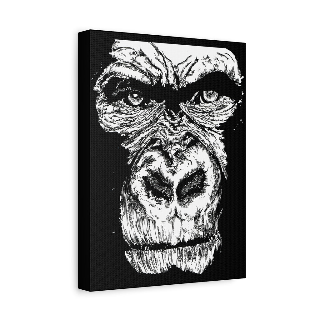 Gorilla Wall Art, Gorilla Print, Hand-Drawn Gorilla