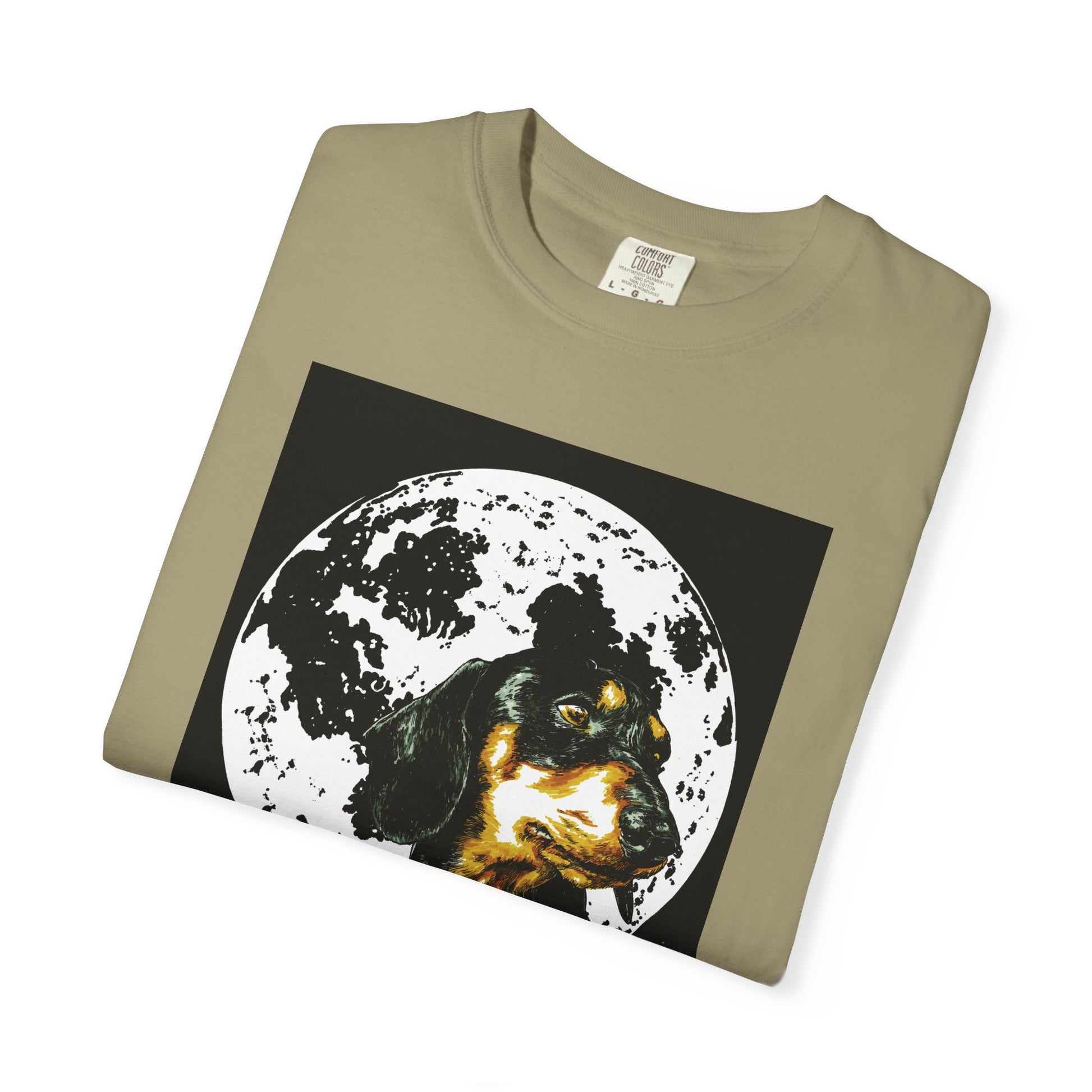 Dachshund Puppies Full Moon Dog Lovers T-Shirt