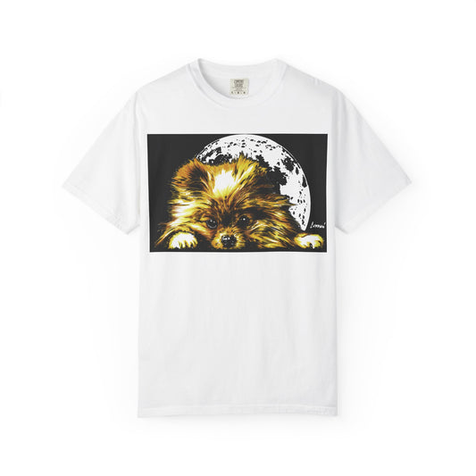 Pomeranian Unisex T-shirt - Hand Painted Art Design