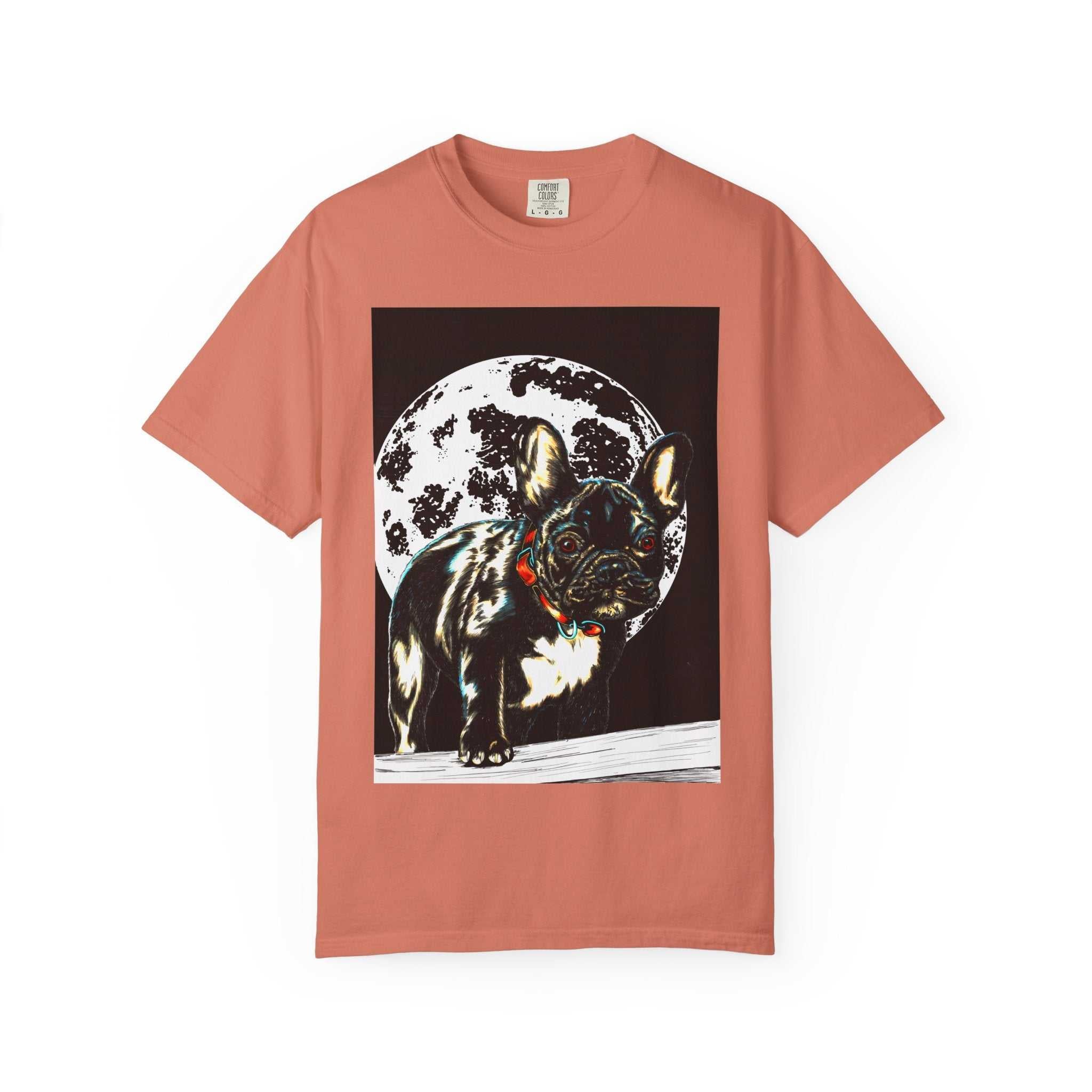 Moonlit French Bulldog Unisex T-Shirt - Pet Lovers Gift