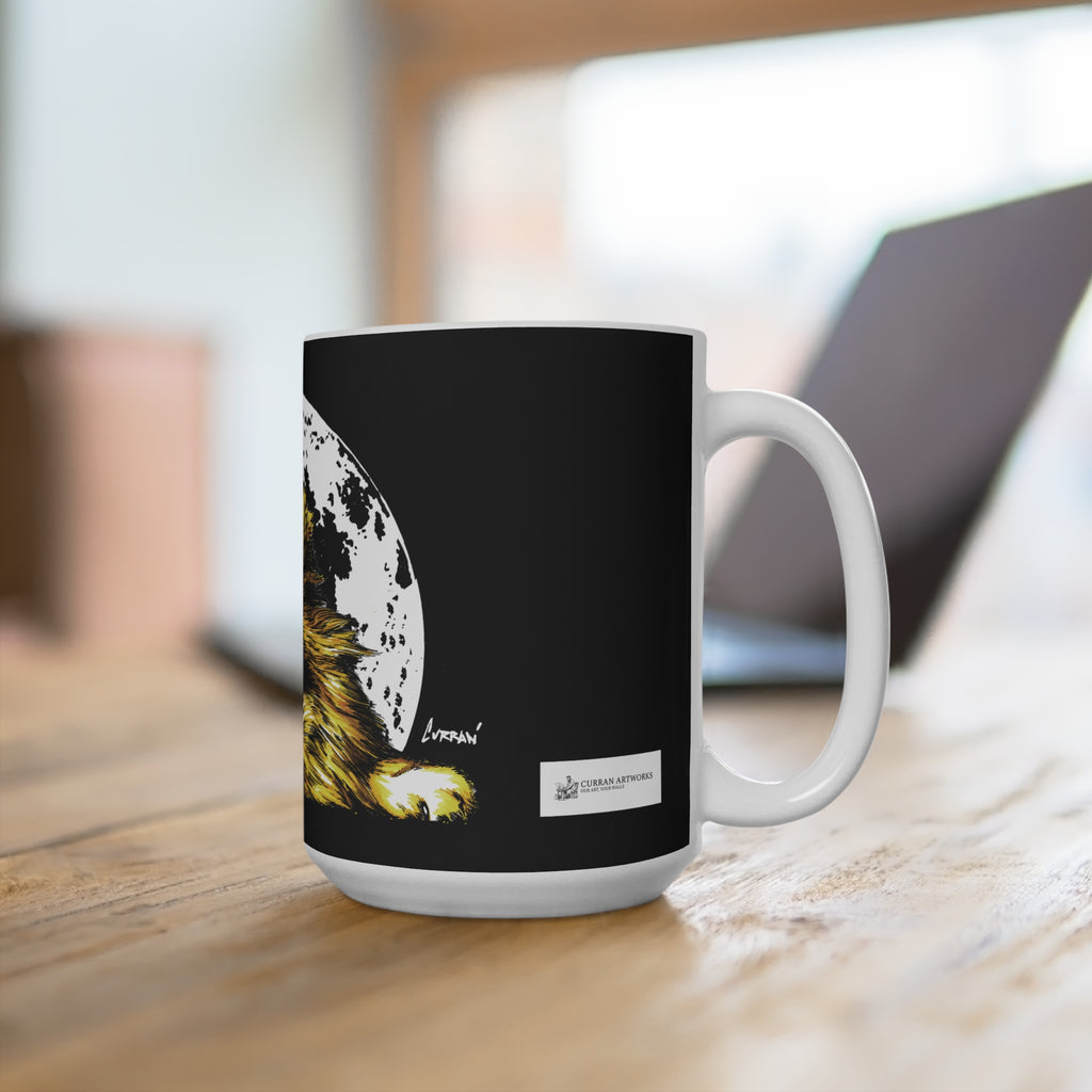 Pomeranian Moon Mug - 15oz Dog Lover Gift