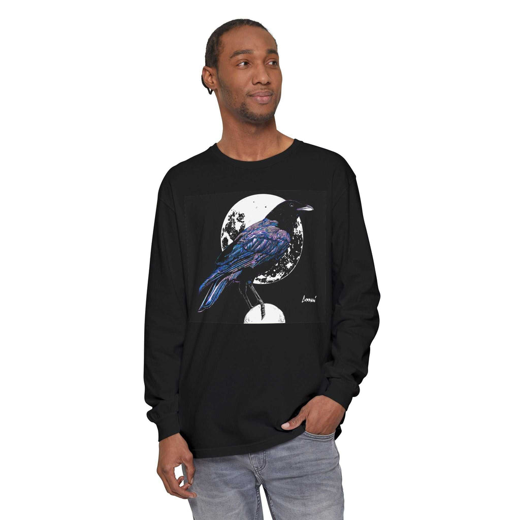 Mystical Crow Long Sleeve T Shirt Unisex