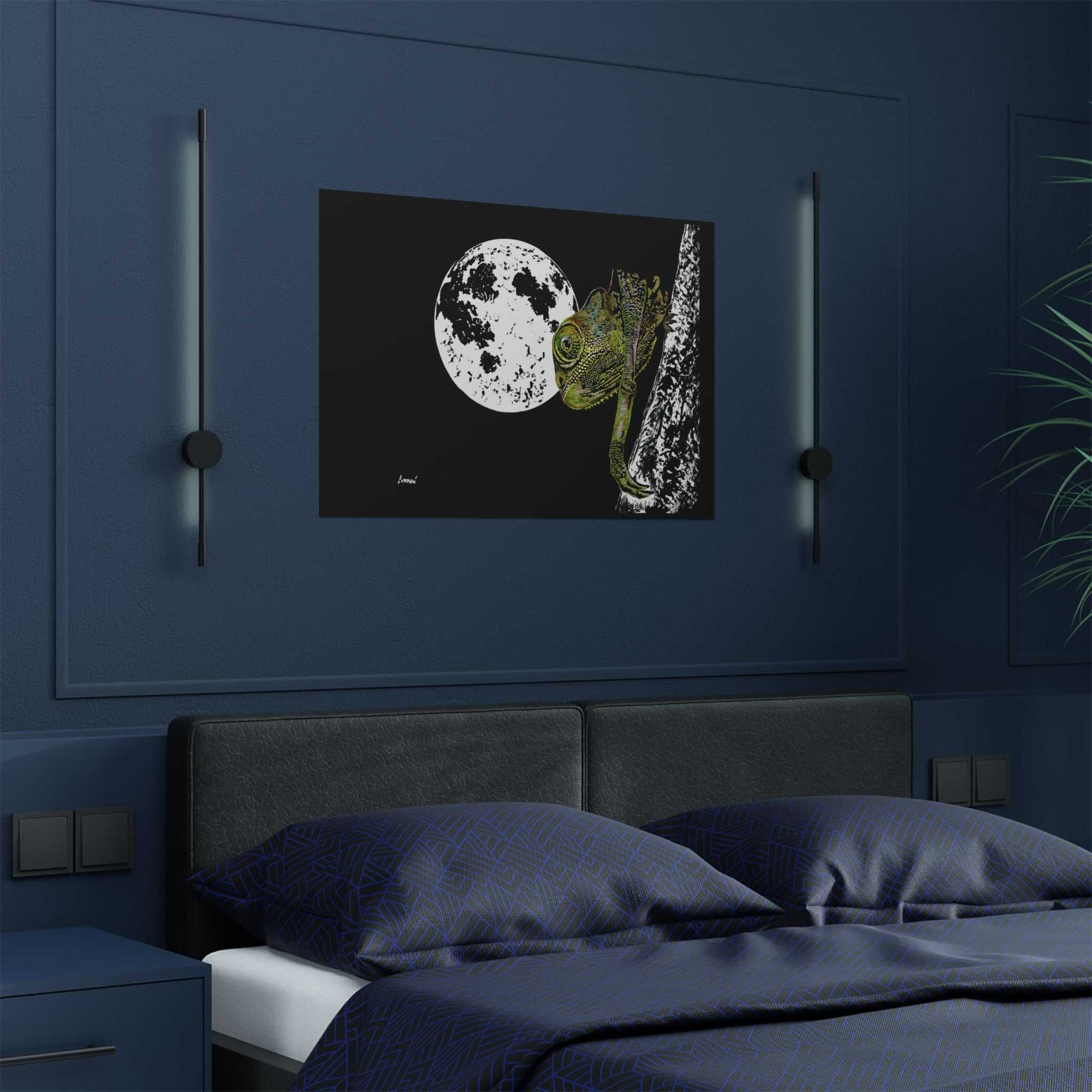 Chameleon Satin Poster - Art Print for Unique Home Decor
