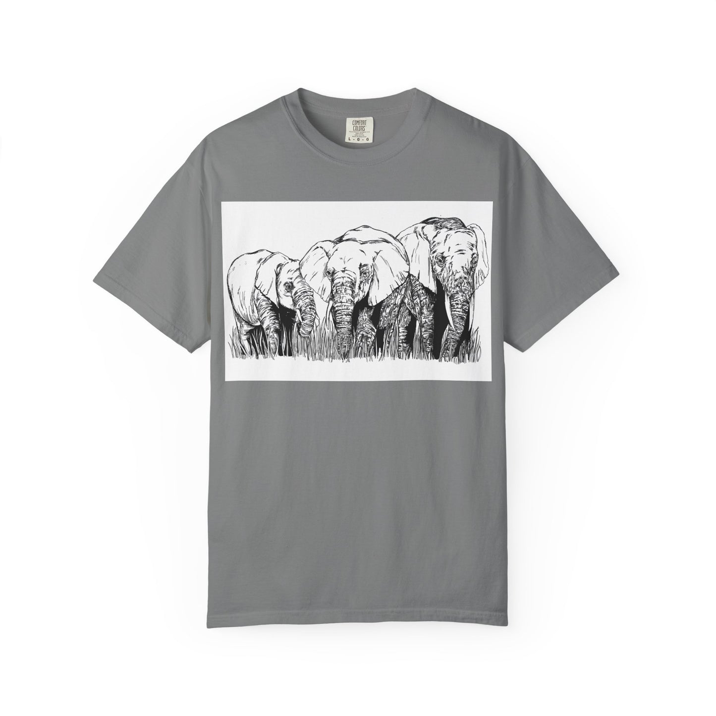 Eco-Friendly Elephant Graphic Unisex T-Shirt