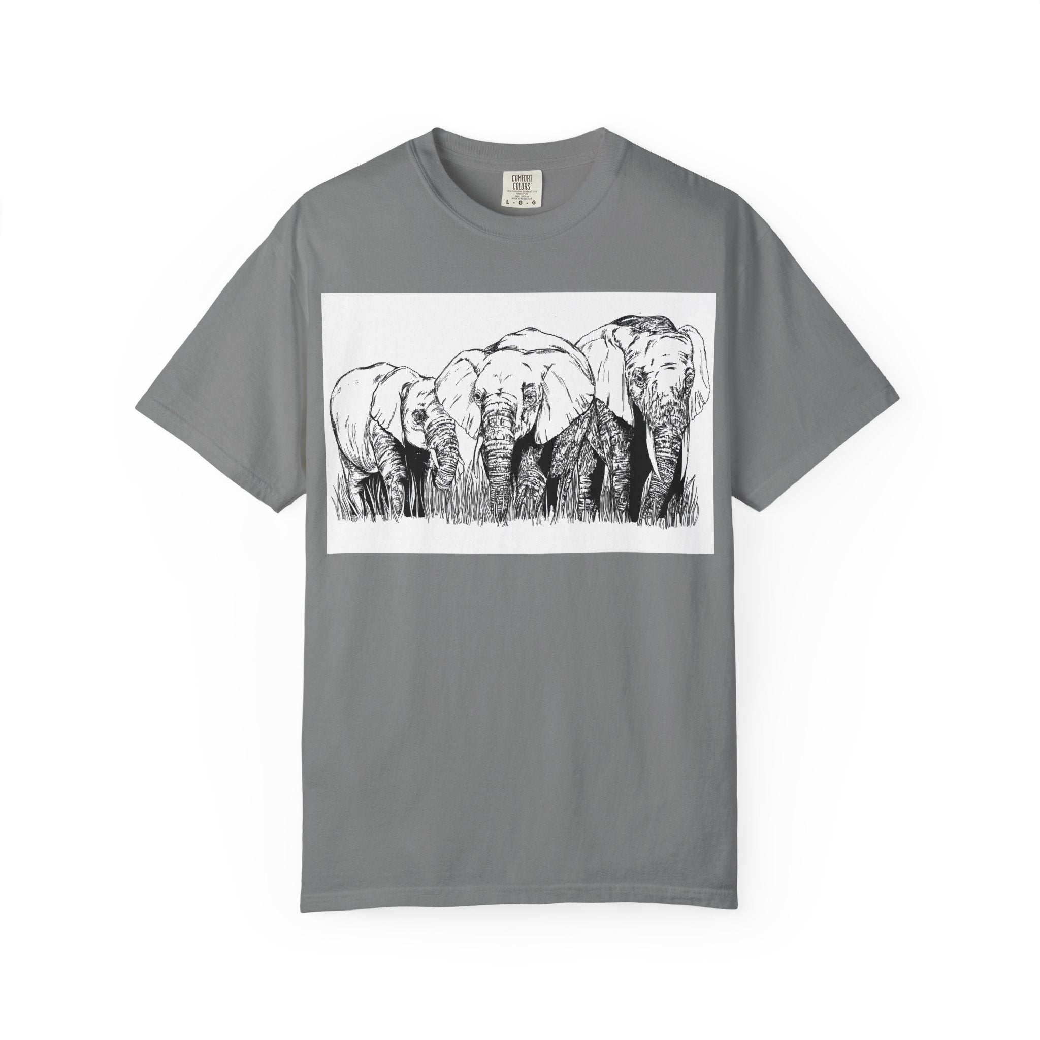 Eco-Friendly Elephant Graphic Unisex T-Shirt