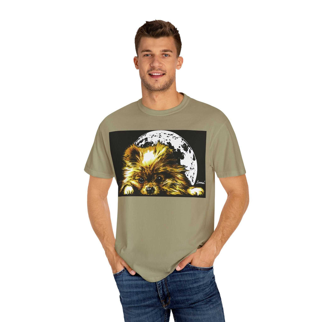 Pomeranian Unisex T-shirt - Hand Painted Art Design
