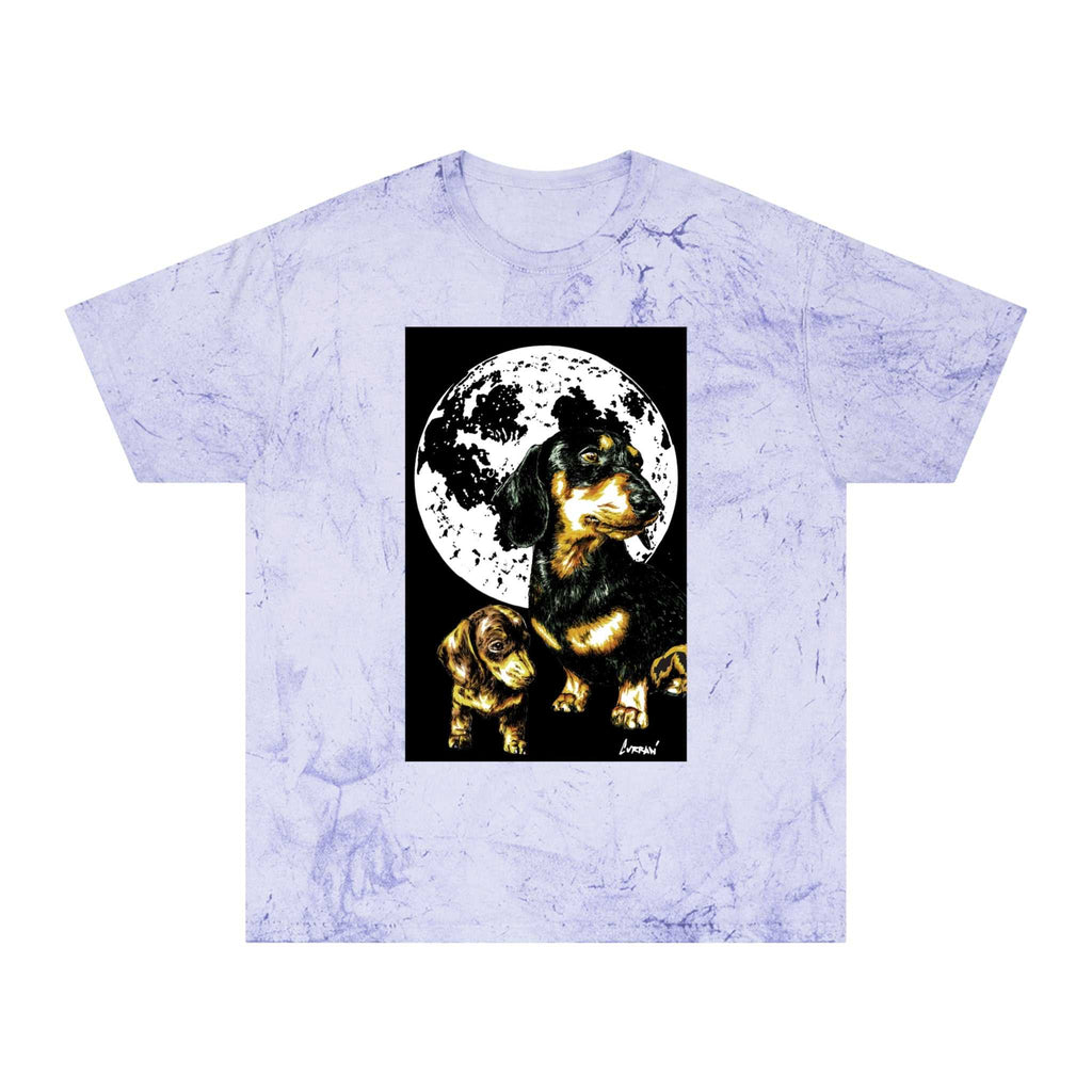 Puppy Color Blast Graphic T-Shirt - Unisex Pet Lover Tee