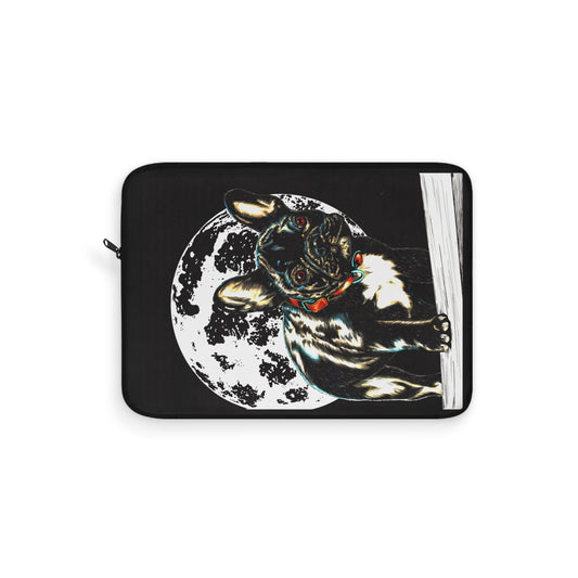 French Bulldog Moon Laptop Sleeve | Cute Pet Accessory