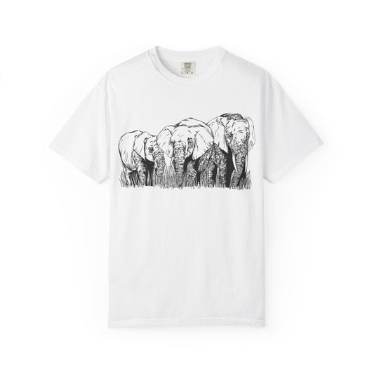 Eco-Friendly Elephant Graphic Unisex T-Shirt