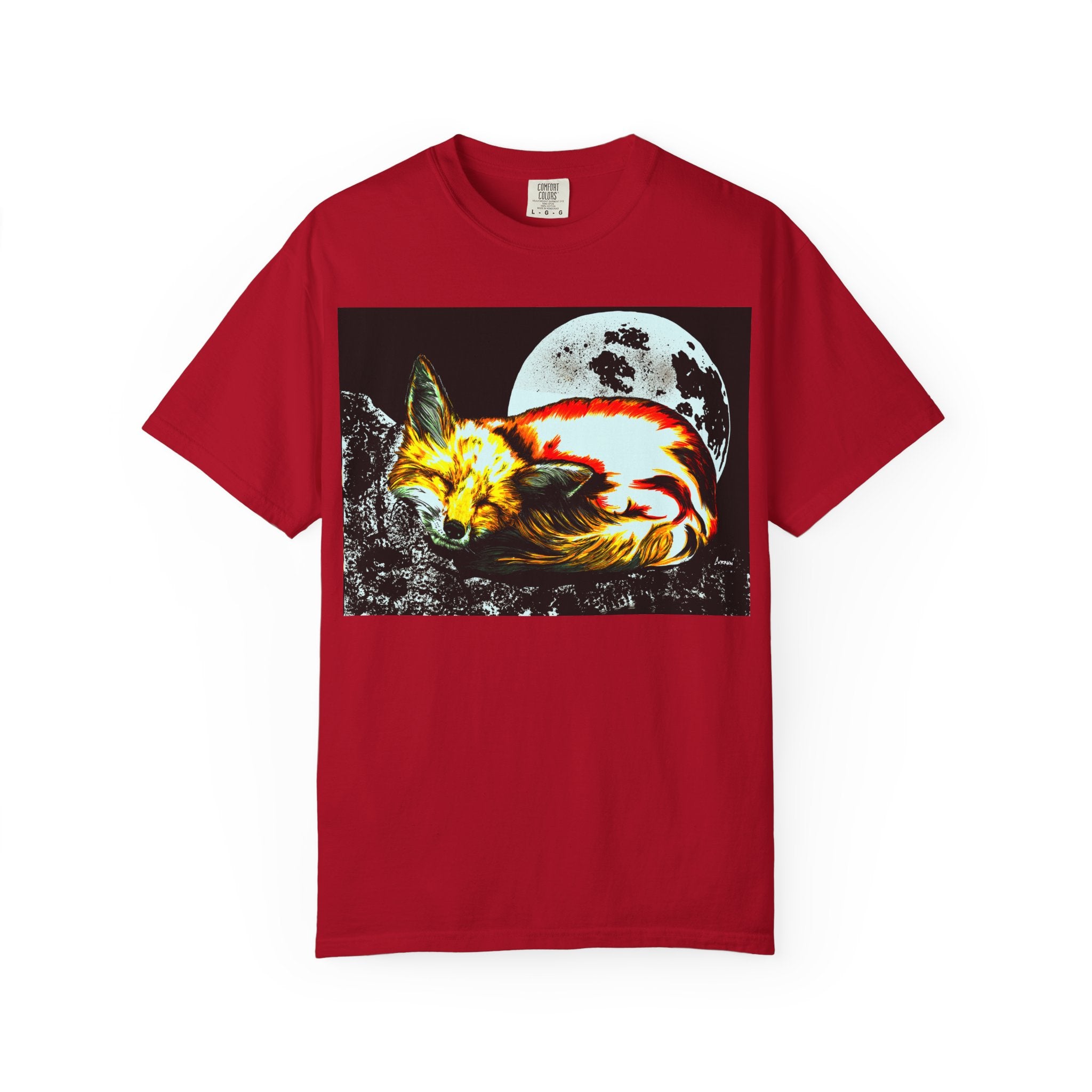 Dreamy Red Fox Graphic Unisex T-Shirt - Night Vibes