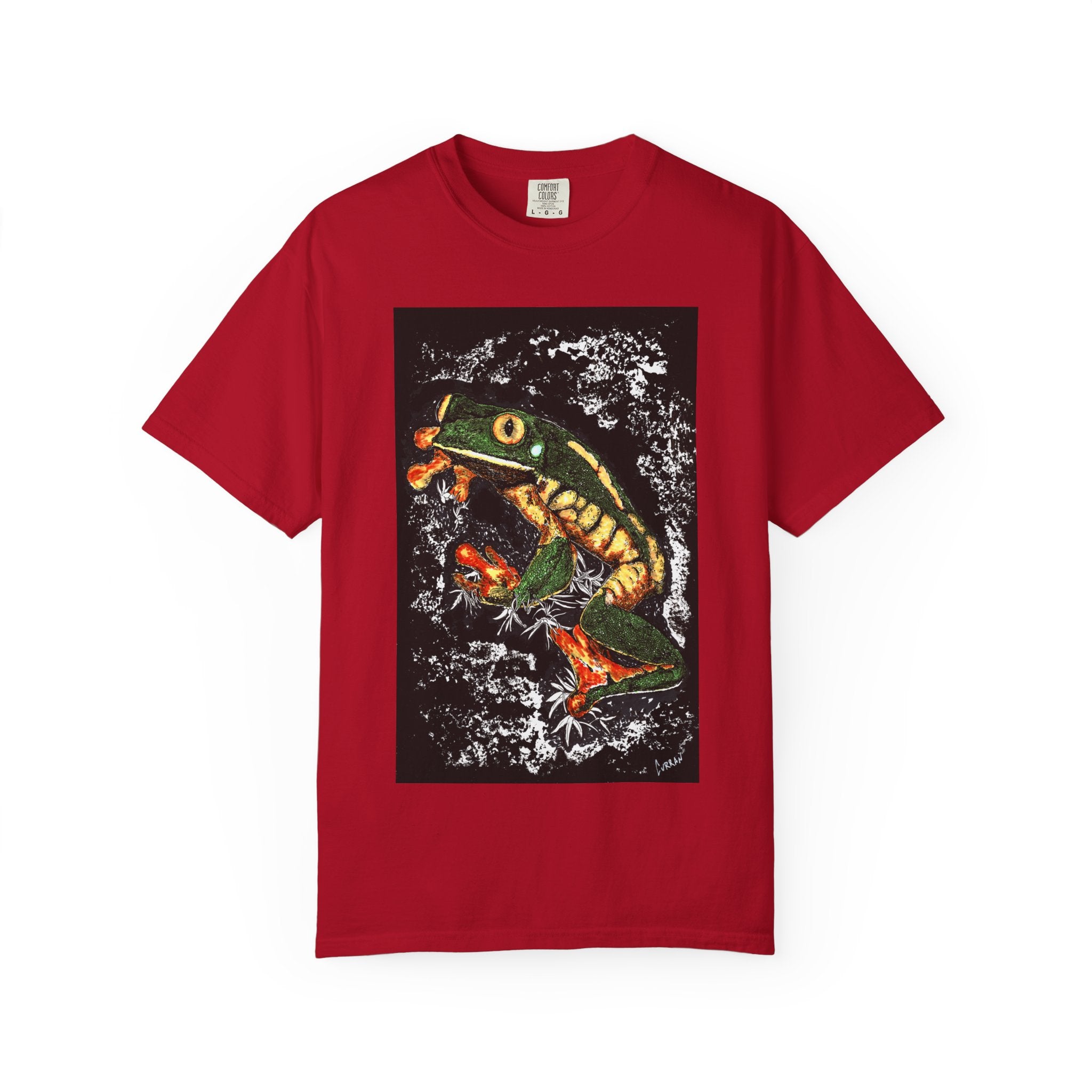 Colorful Frog Unisex T-shirt - Eco-Friendly Art Tee