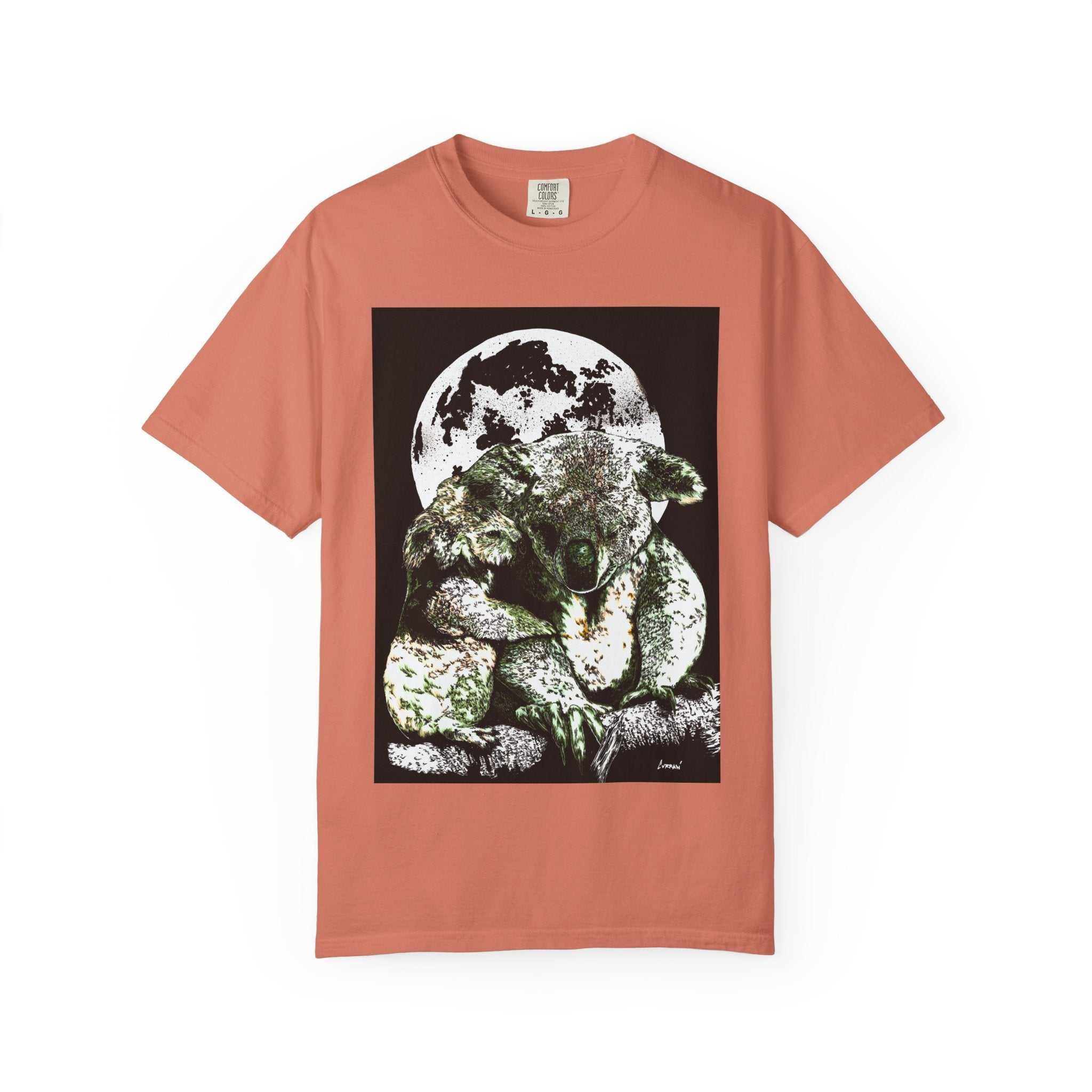 Koala T-Shirt for Nature Lovers - Unisex Garment-Dyed