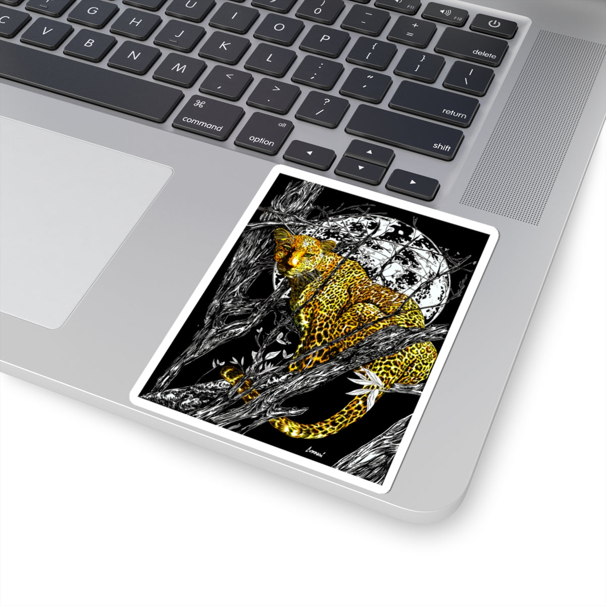 Vibrant Cheetah Kiss-Cut Stickers | Jungle Wild Animal Art for Nature Lovers