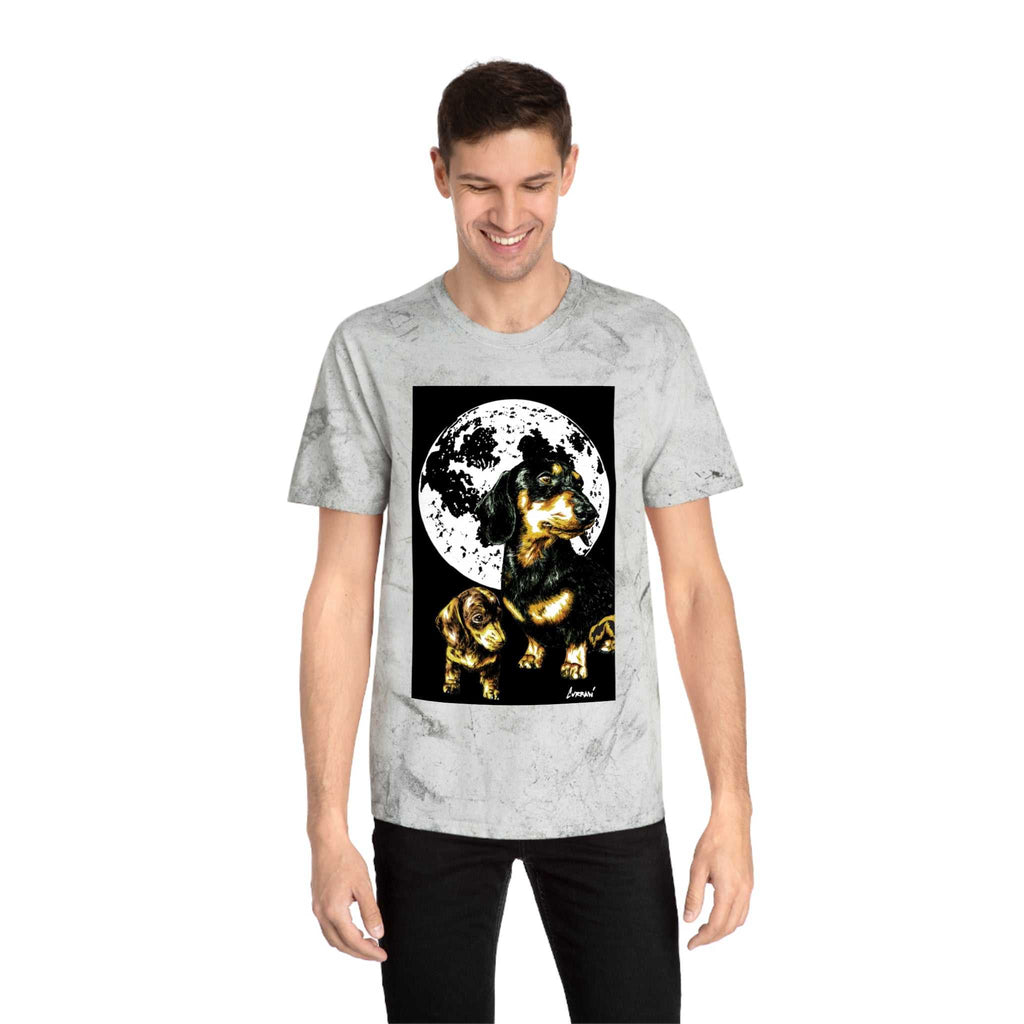 Puppy Color Blast Graphic T-Shirt - Unisex Pet Lover Tee